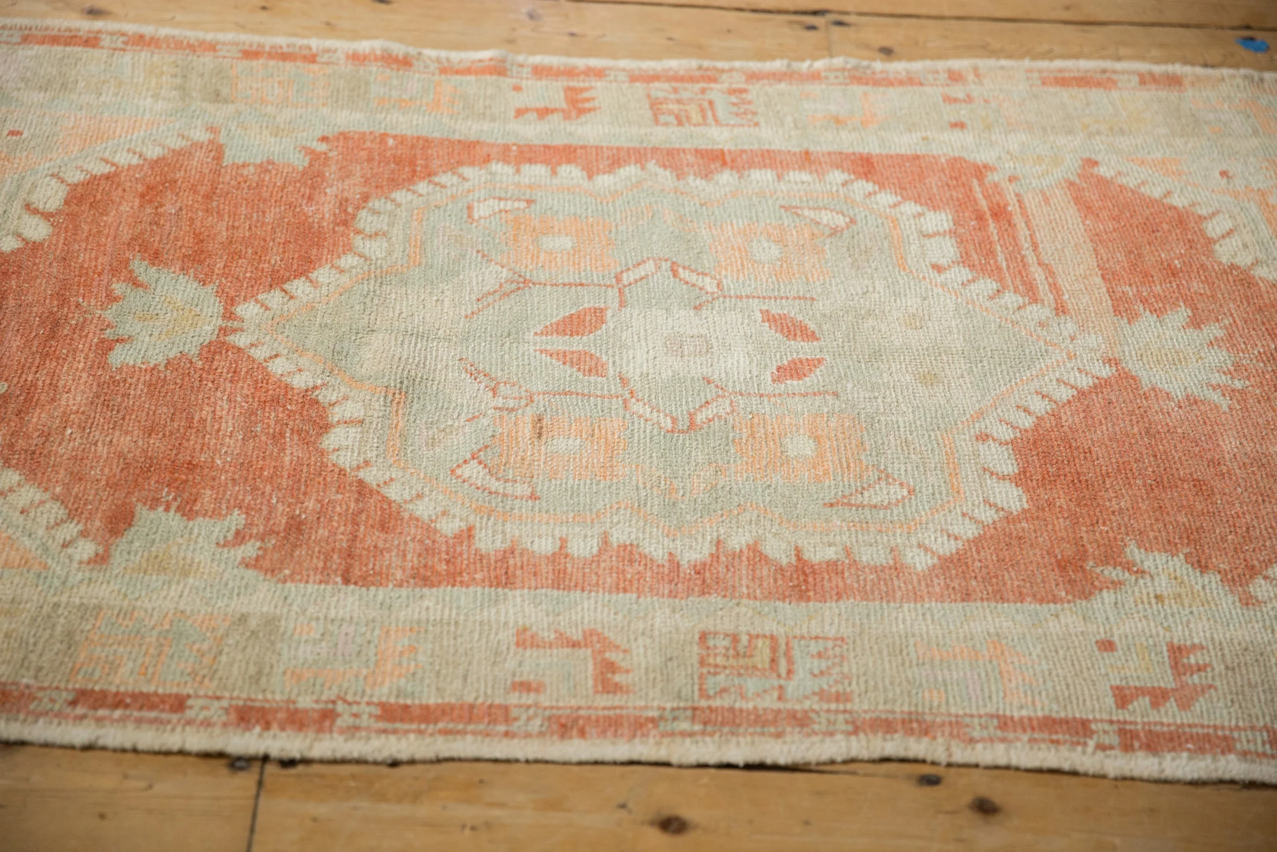 RESERVED 3x6 Vintage Distressed Oushak Rug Runner - Image 5