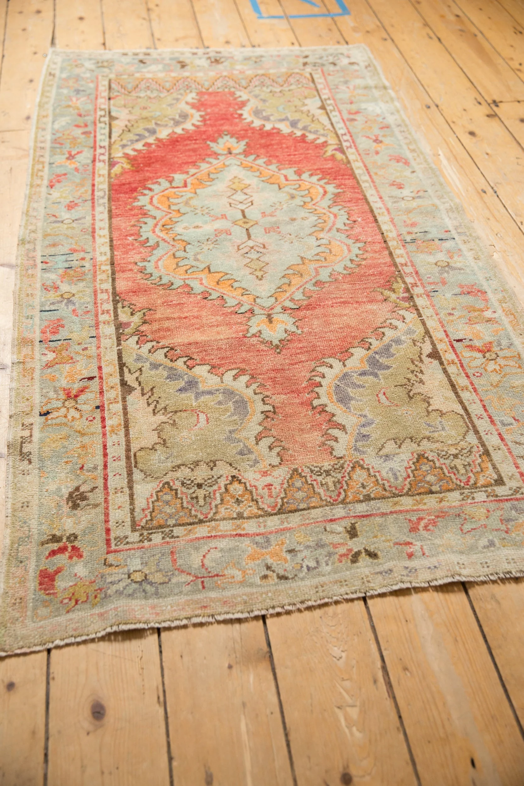3x6 Vintage Distressed Oushak Rug Runner - Image 6