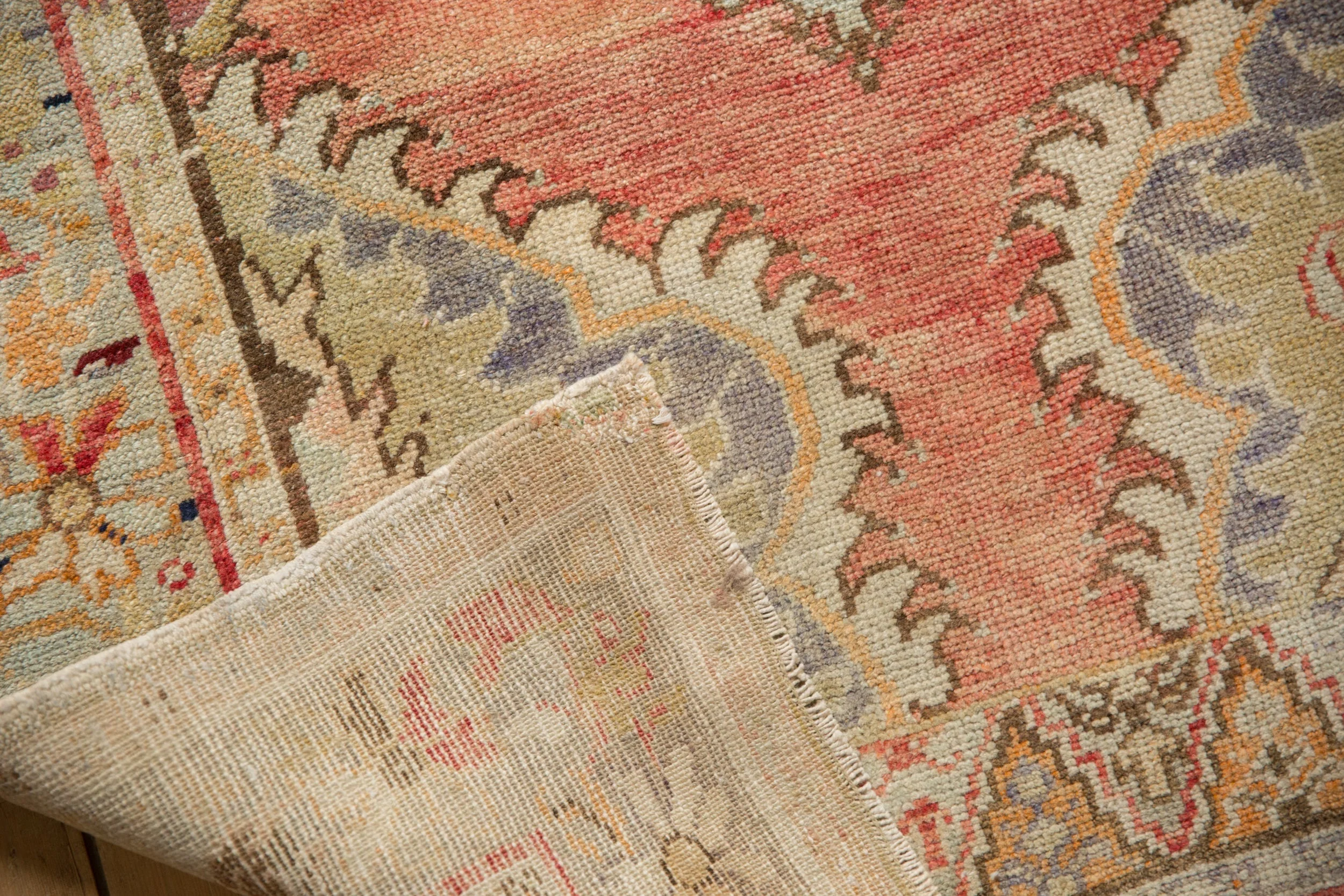 3x6 Vintage Distressed Oushak Rug Runner - Image 8