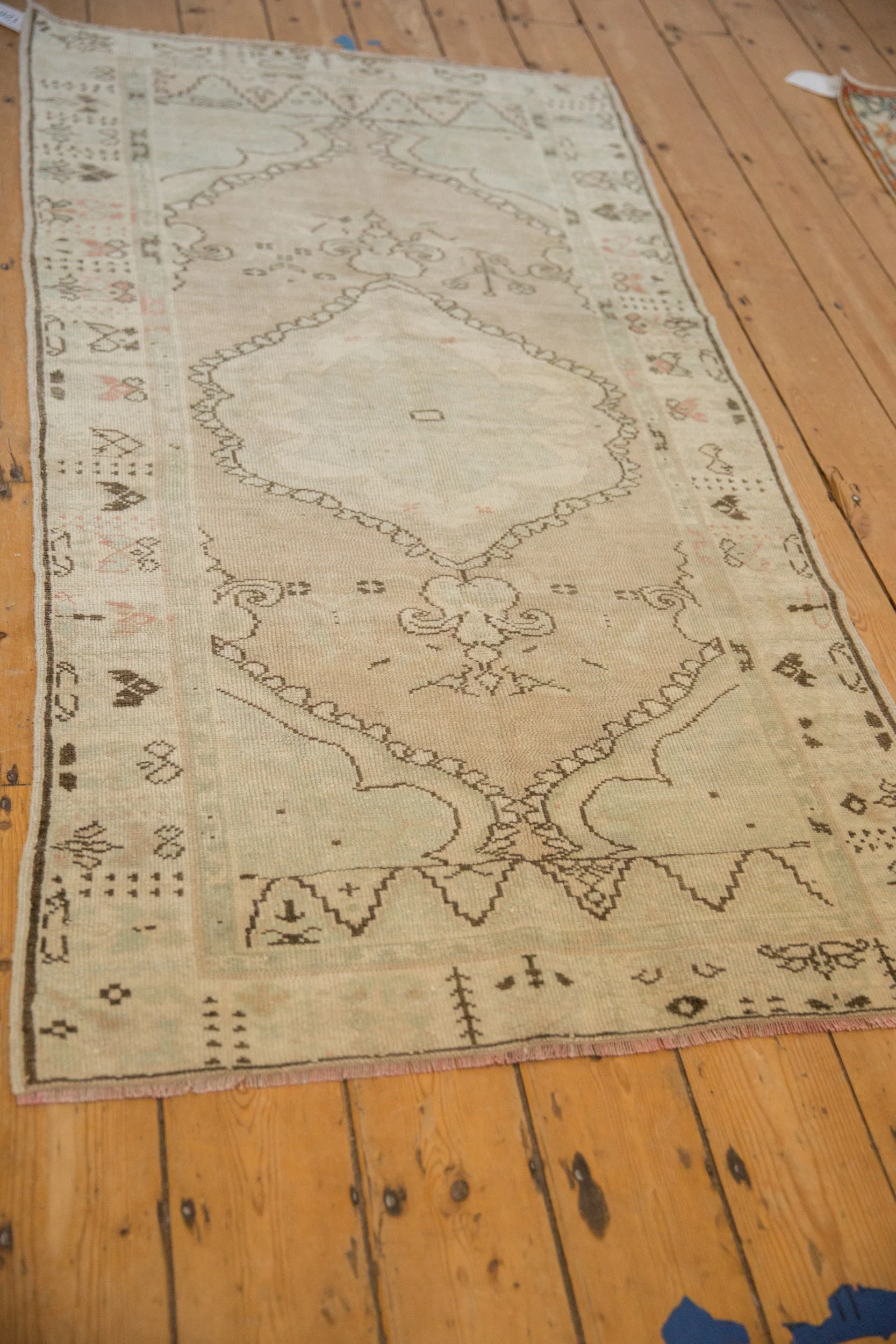 3x6 Vintage Distressed Oushak Rug Runner - Image 3