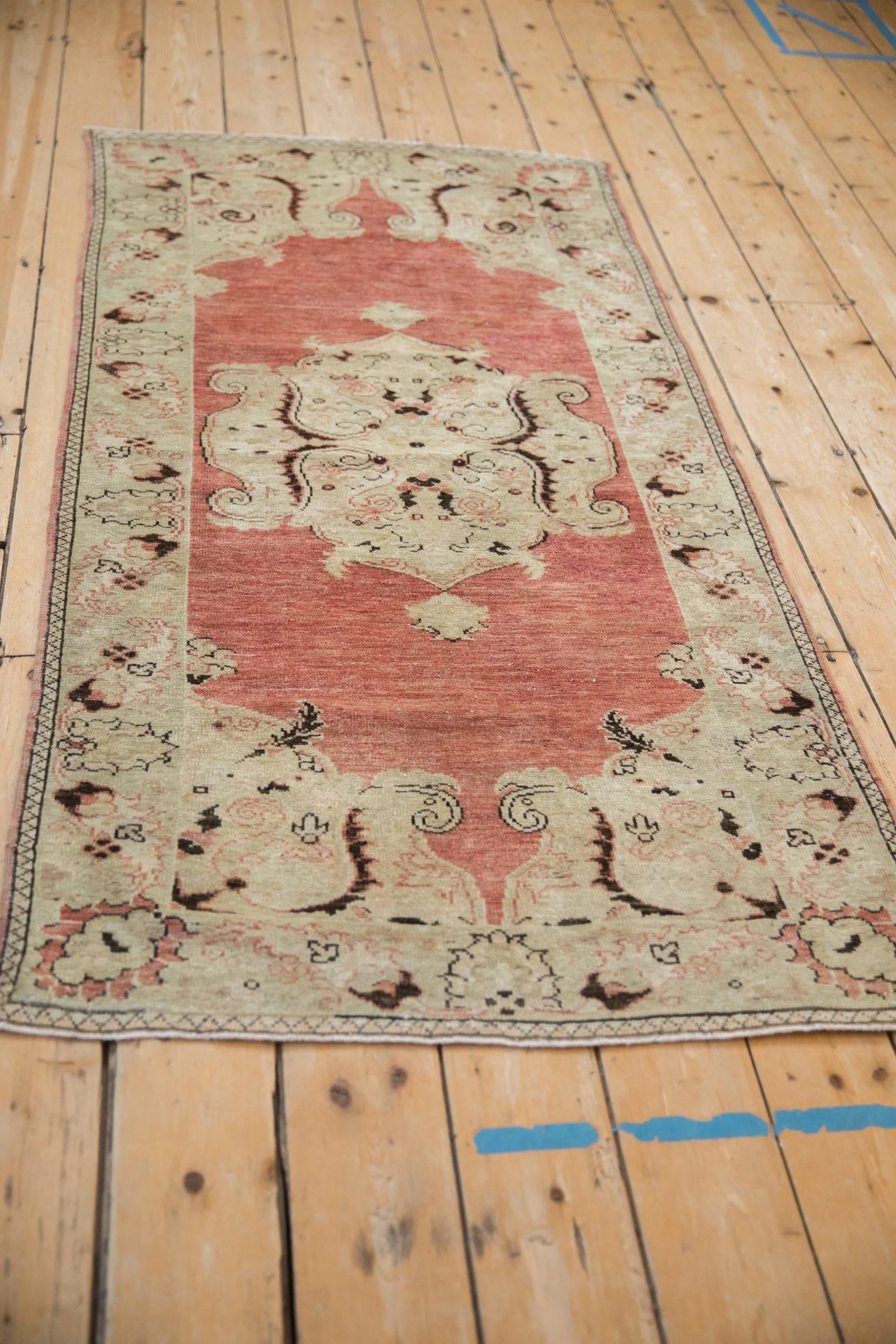 3x6 Vintage Distressed Oushak Rug Runner - Image 7