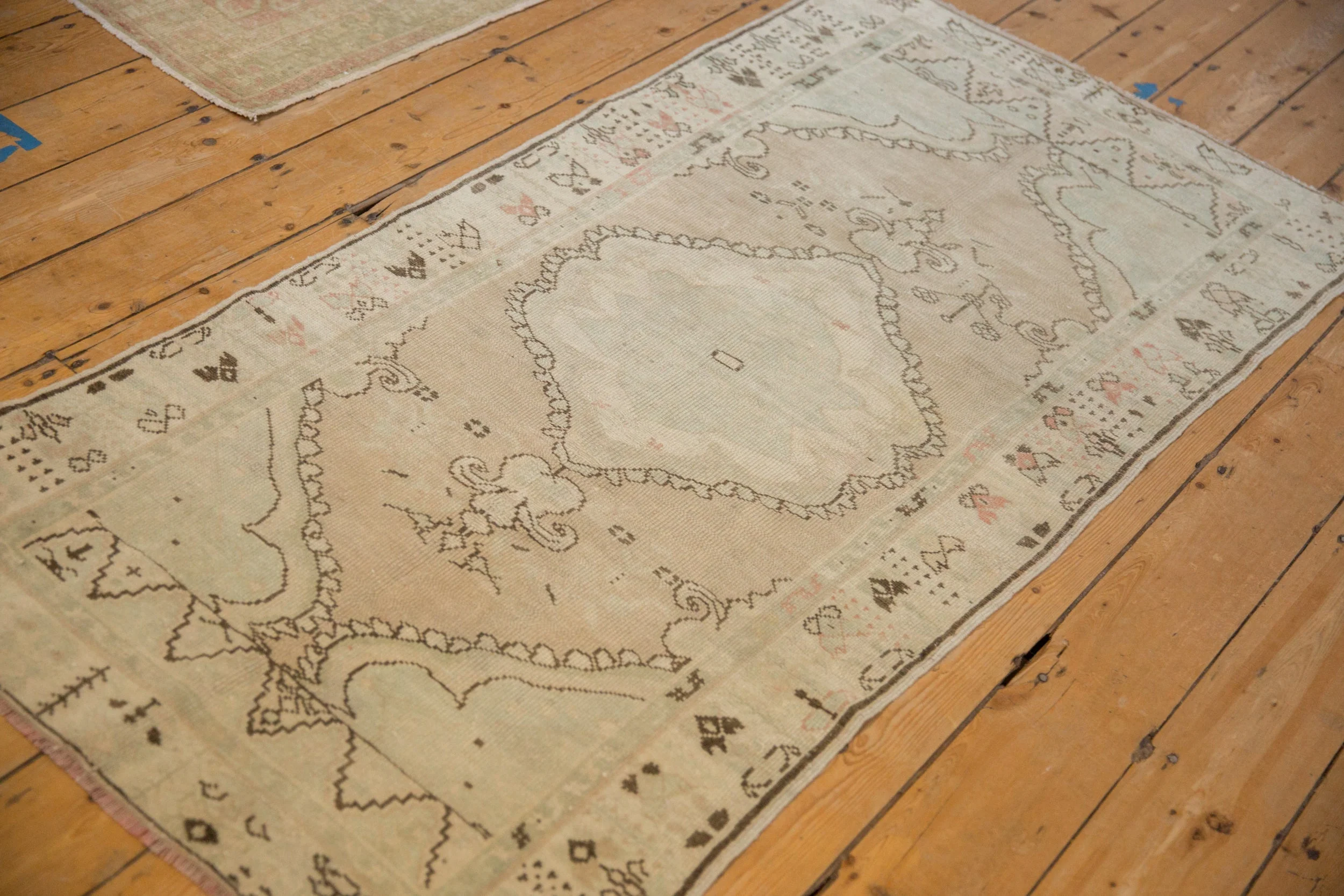 3x6 Vintage Distressed Oushak Rug Runner - Image 4