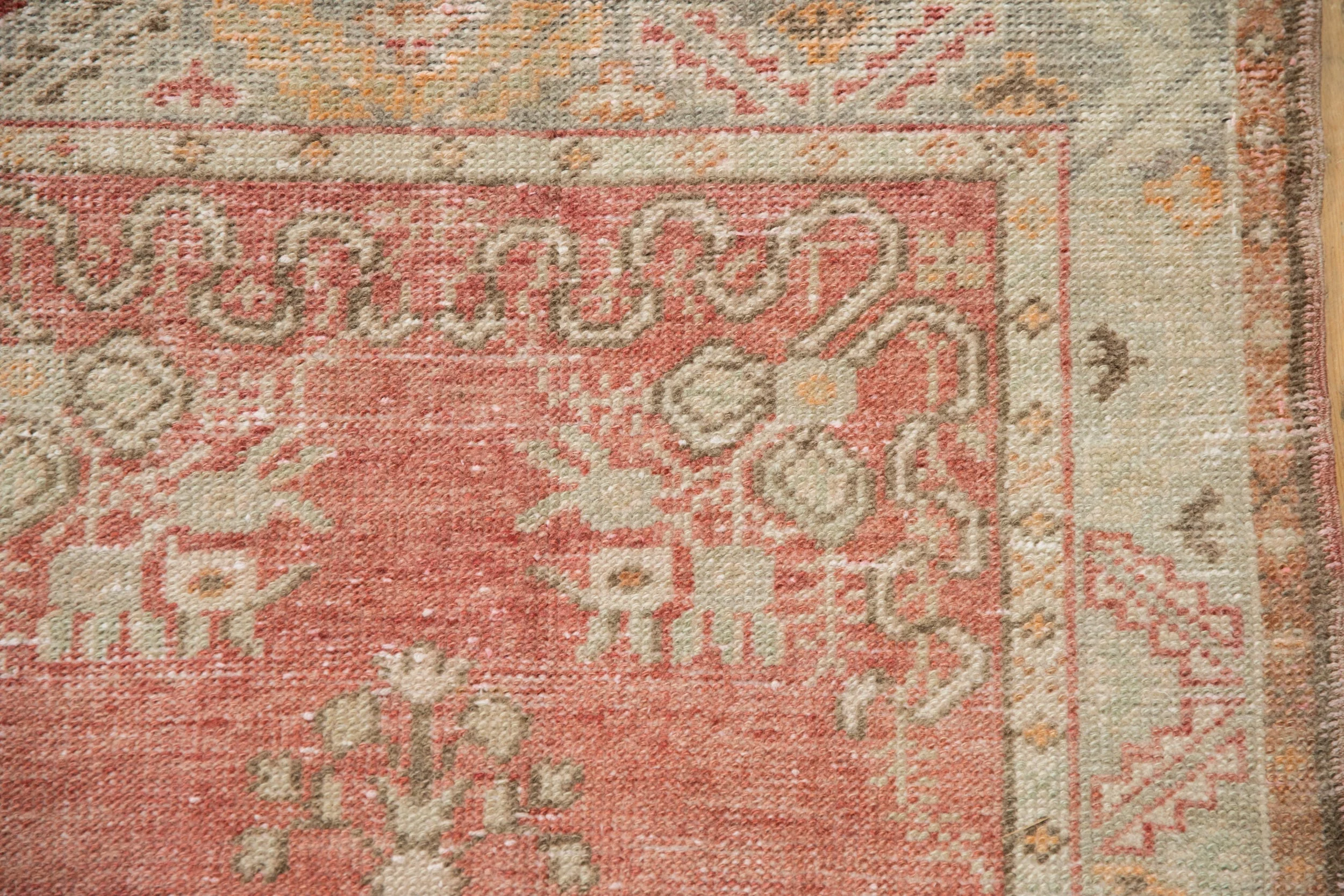 3x6 Vintage Distressed Oushak Rug Runner - Image 3