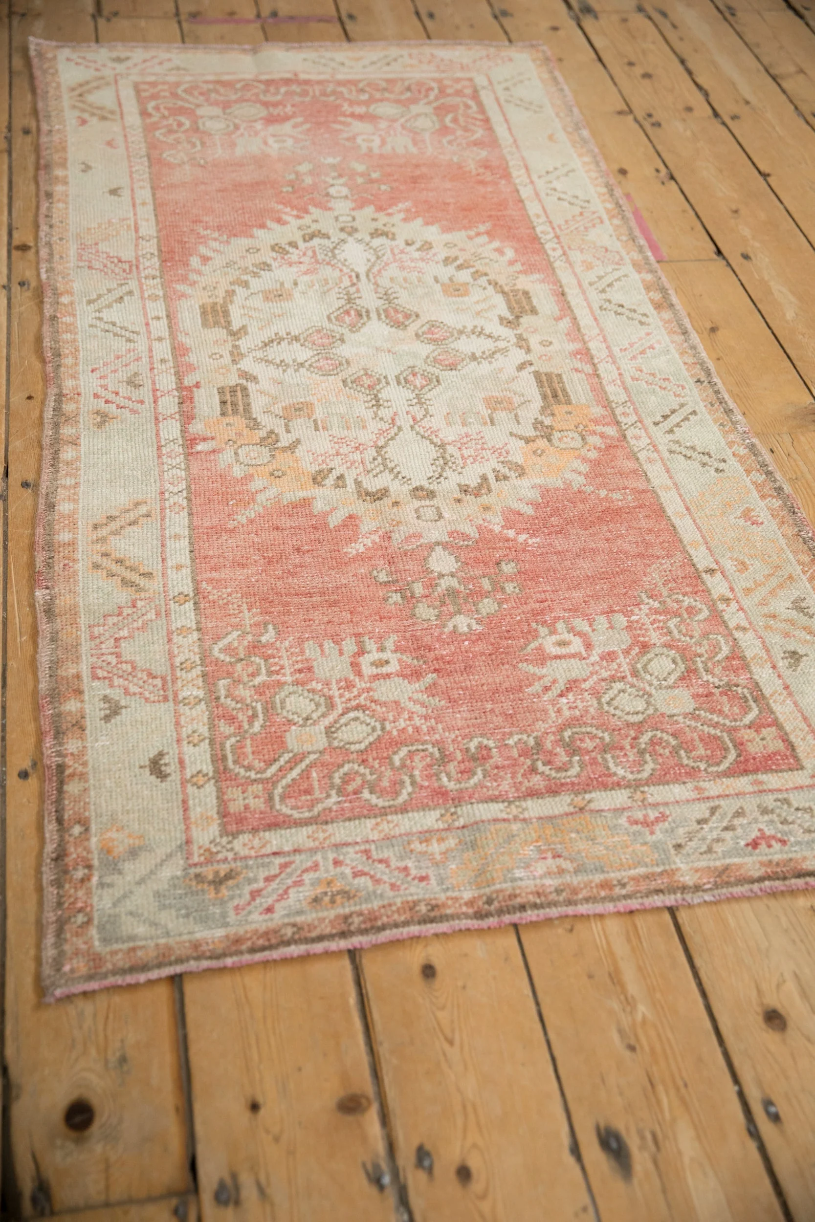 3x6 Vintage Distressed Oushak Rug Runner - Image 4