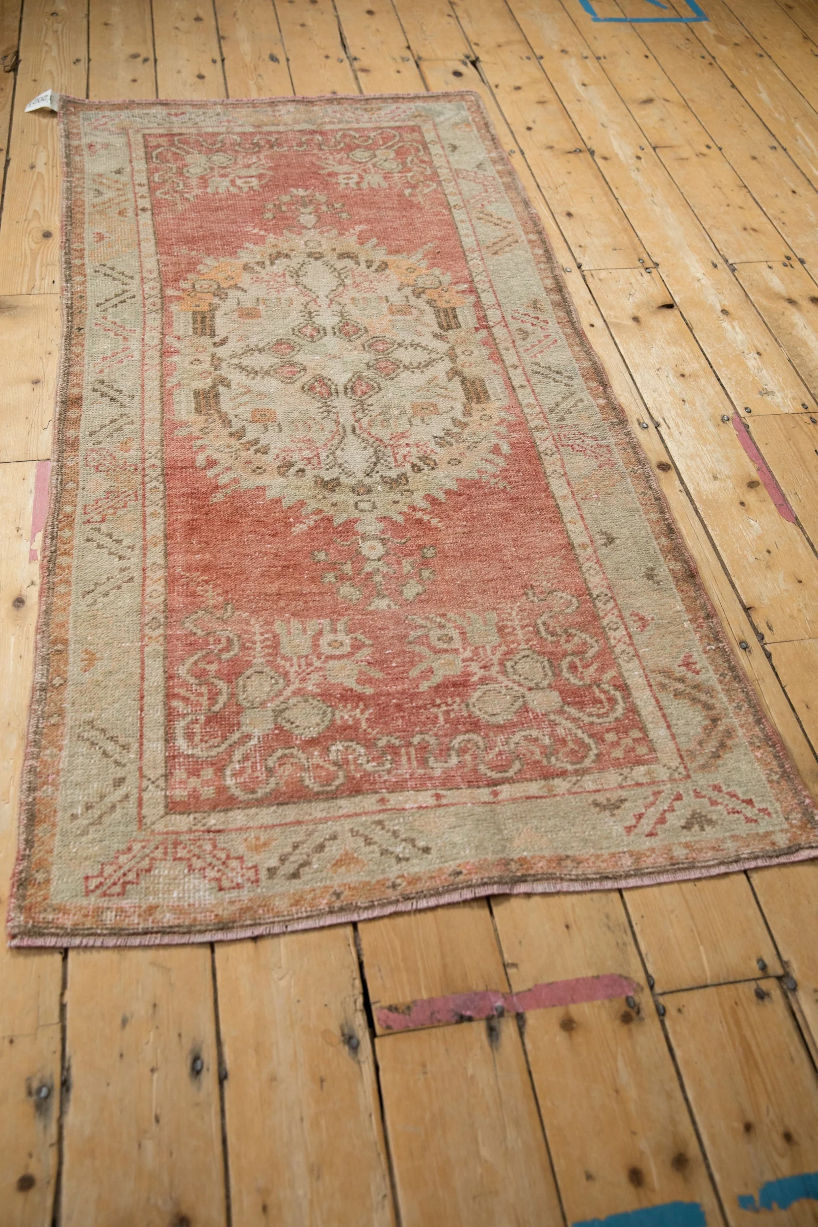 3x6 Vintage Distressed Oushak Rug Runner - Image 5
