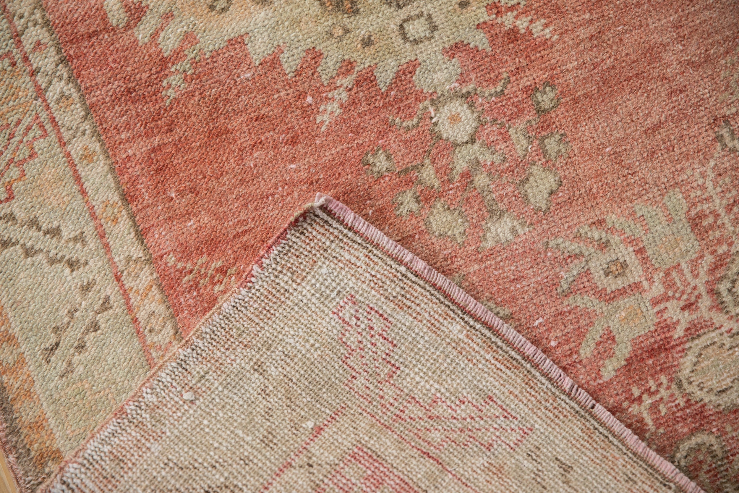 3x6 Vintage Distressed Oushak Rug Runner - Image 7