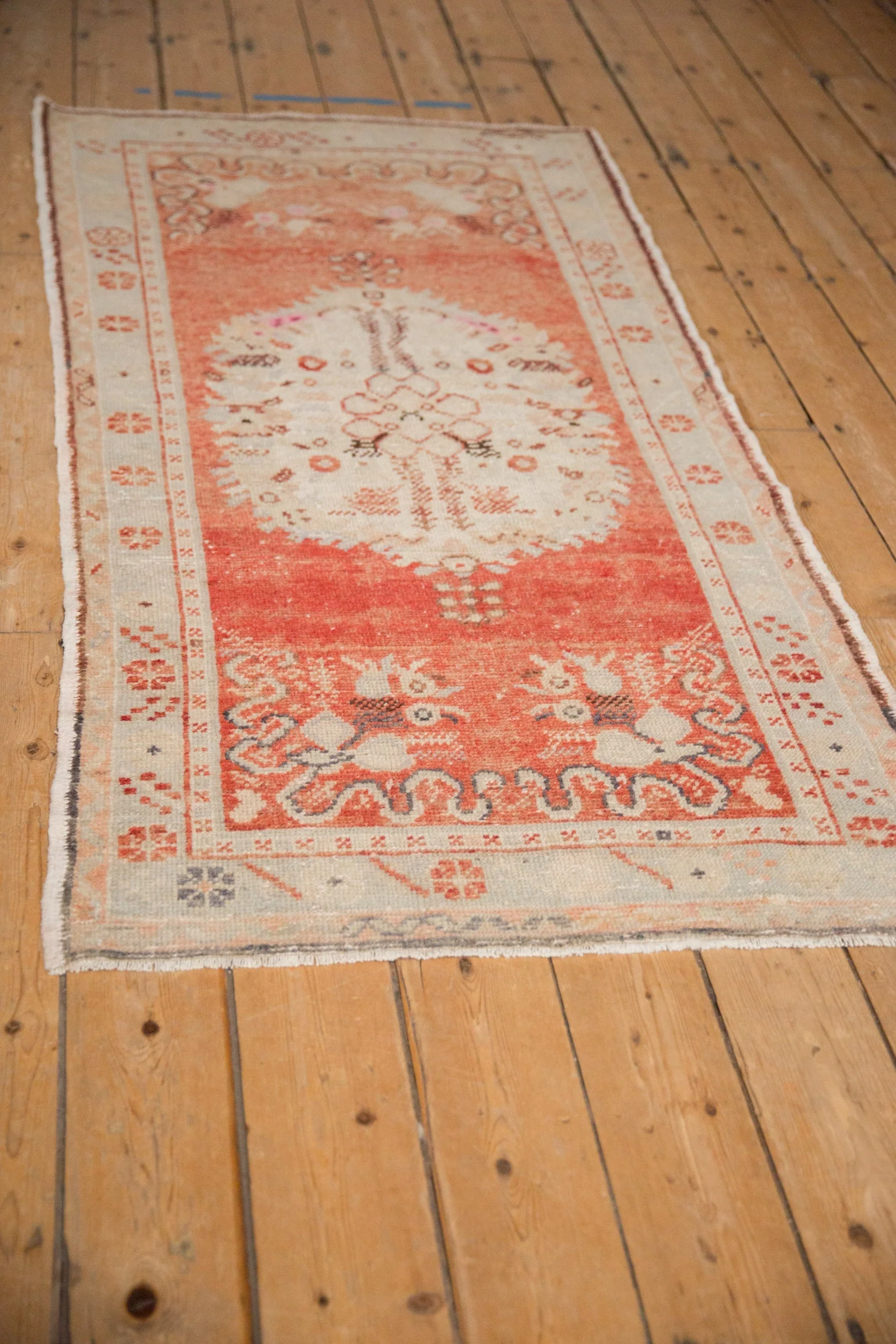3x6 Vintage Distressed Oushak Rug Runner - Image 4