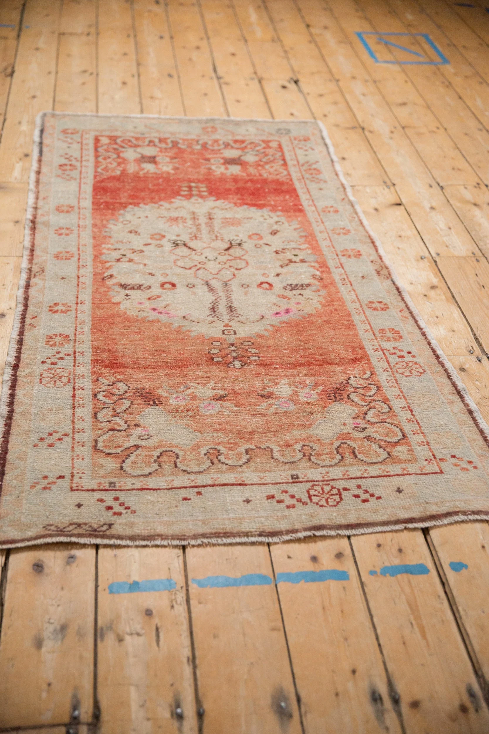 3x6 Vintage Distressed Oushak Rug Runner - Image 7