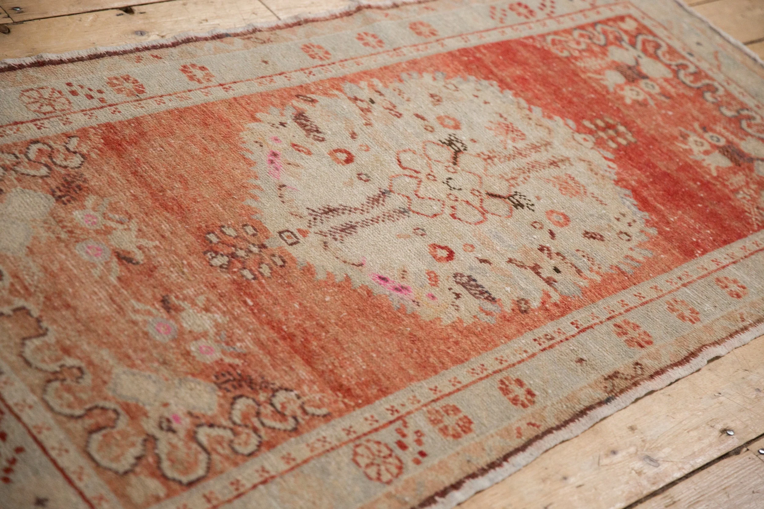 3x6 Vintage Distressed Oushak Rug Runner - Image 9