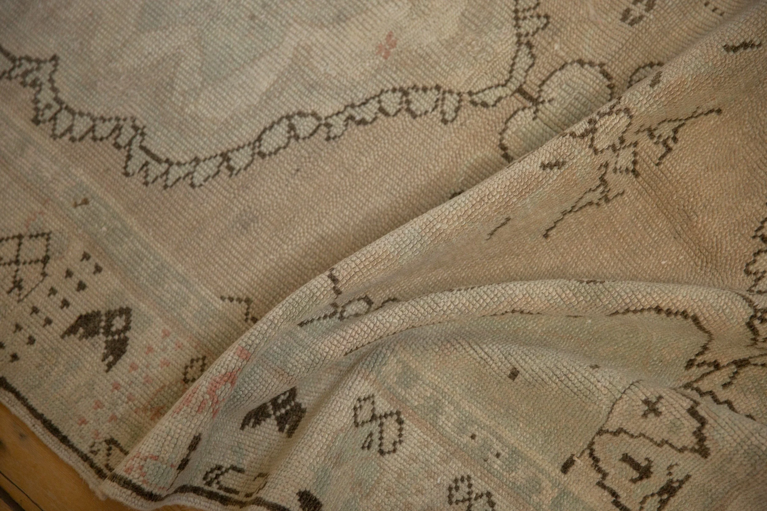 3x6 Vintage Distressed Oushak Rug Runner - Image 8