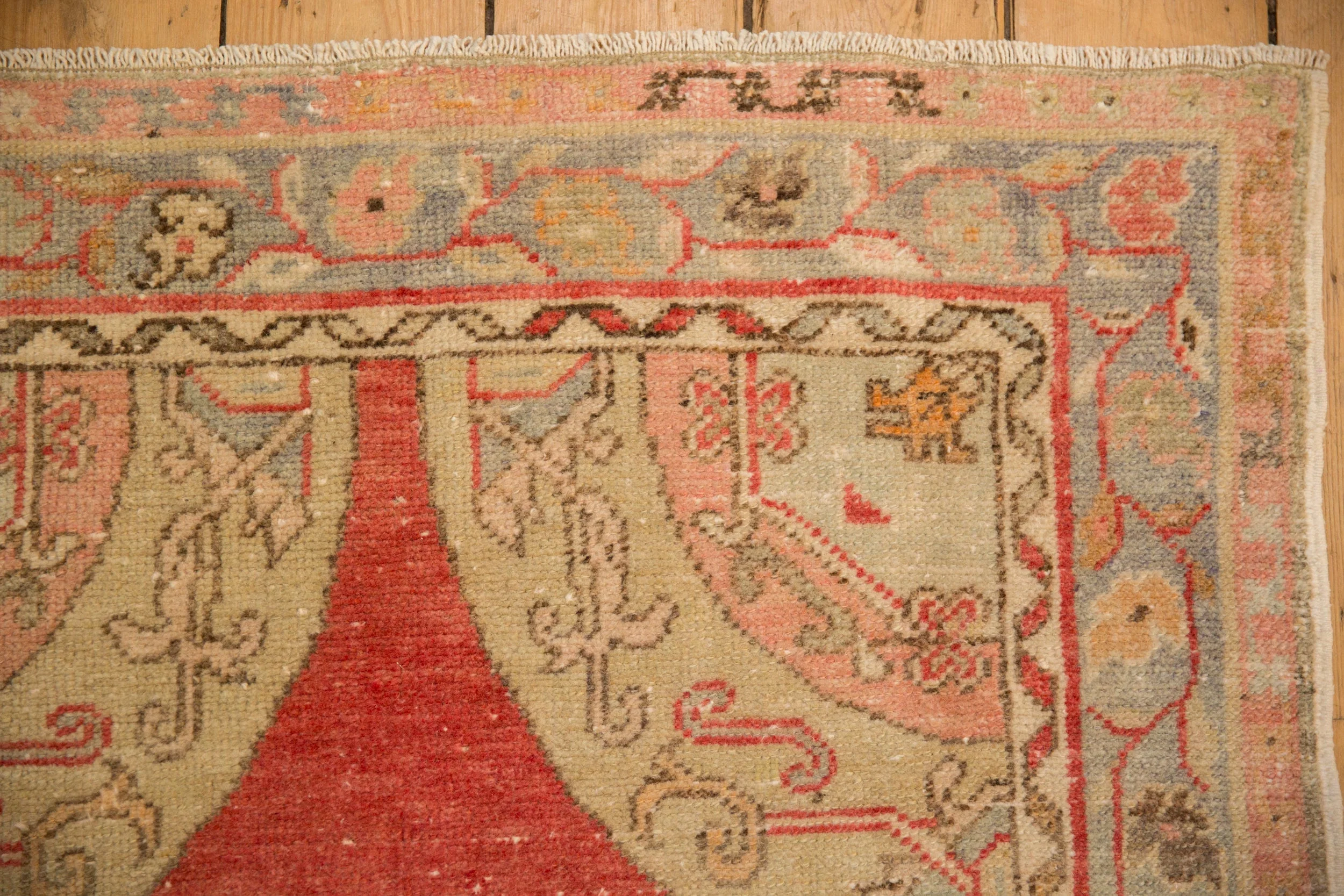 3x6 Vintage Distressed Oushak Rug Runner - Image 3