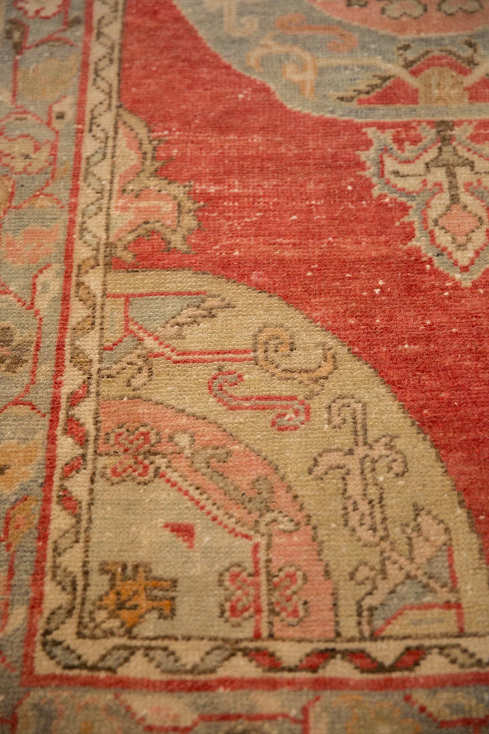3x6 Vintage Distressed Oushak Rug Runner - Image 5