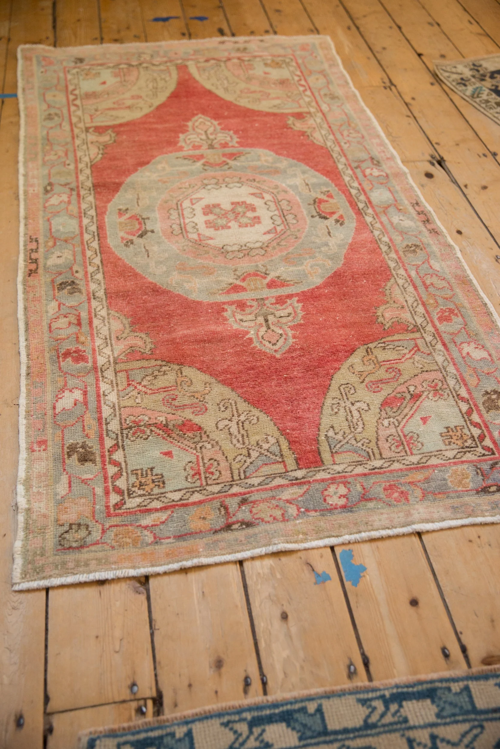 3x6 Vintage Distressed Oushak Rug Runner - Image 6