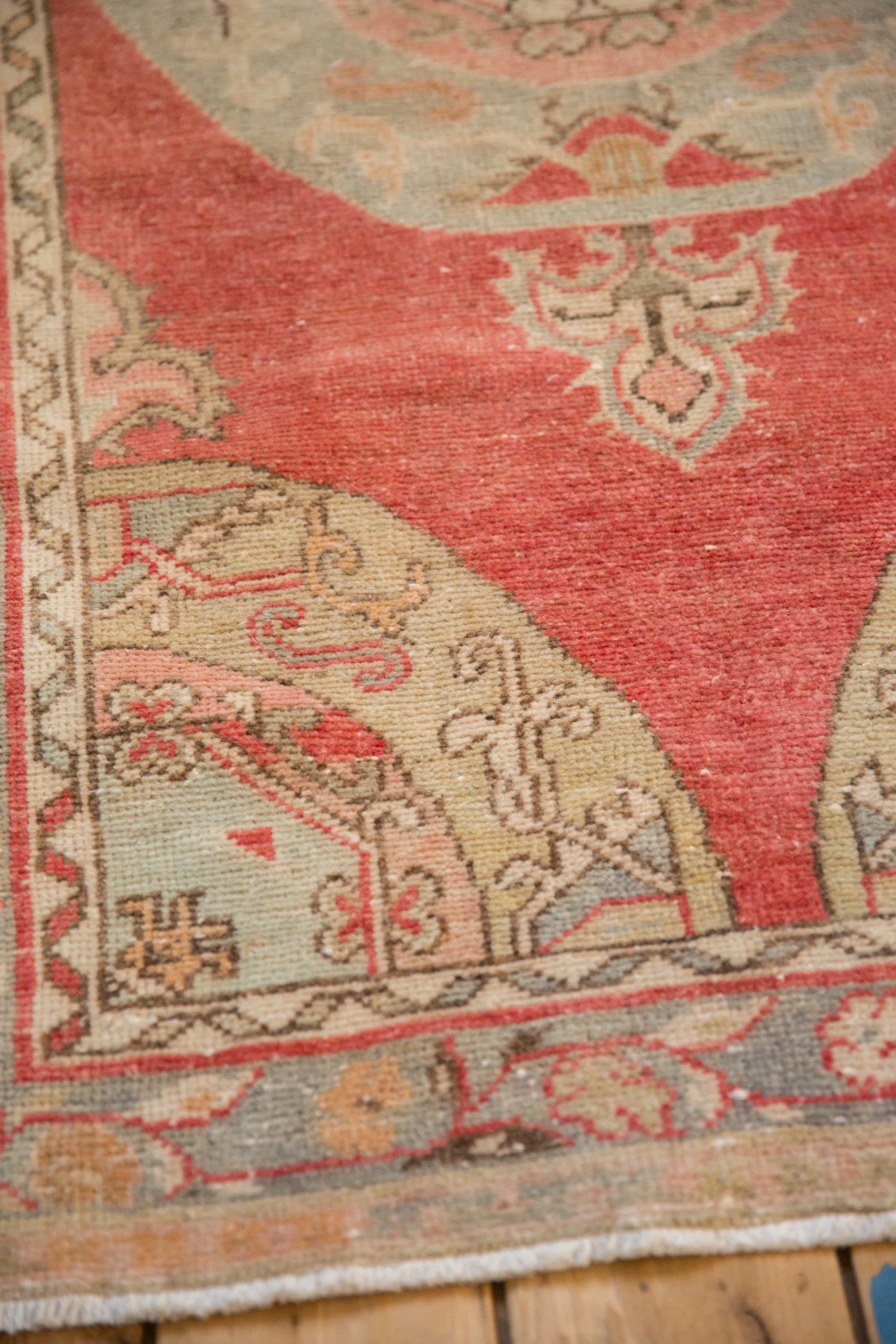 3x6 Vintage Distressed Oushak Rug Runner - Image 7