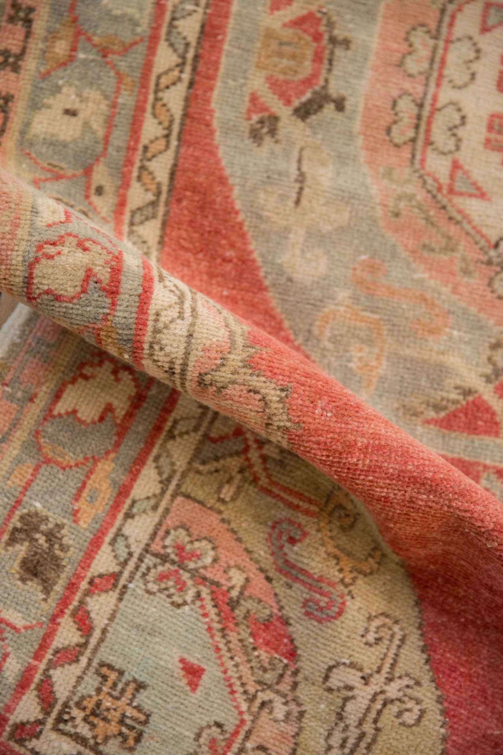 3x6 Vintage Distressed Oushak Rug Runner - Image 9