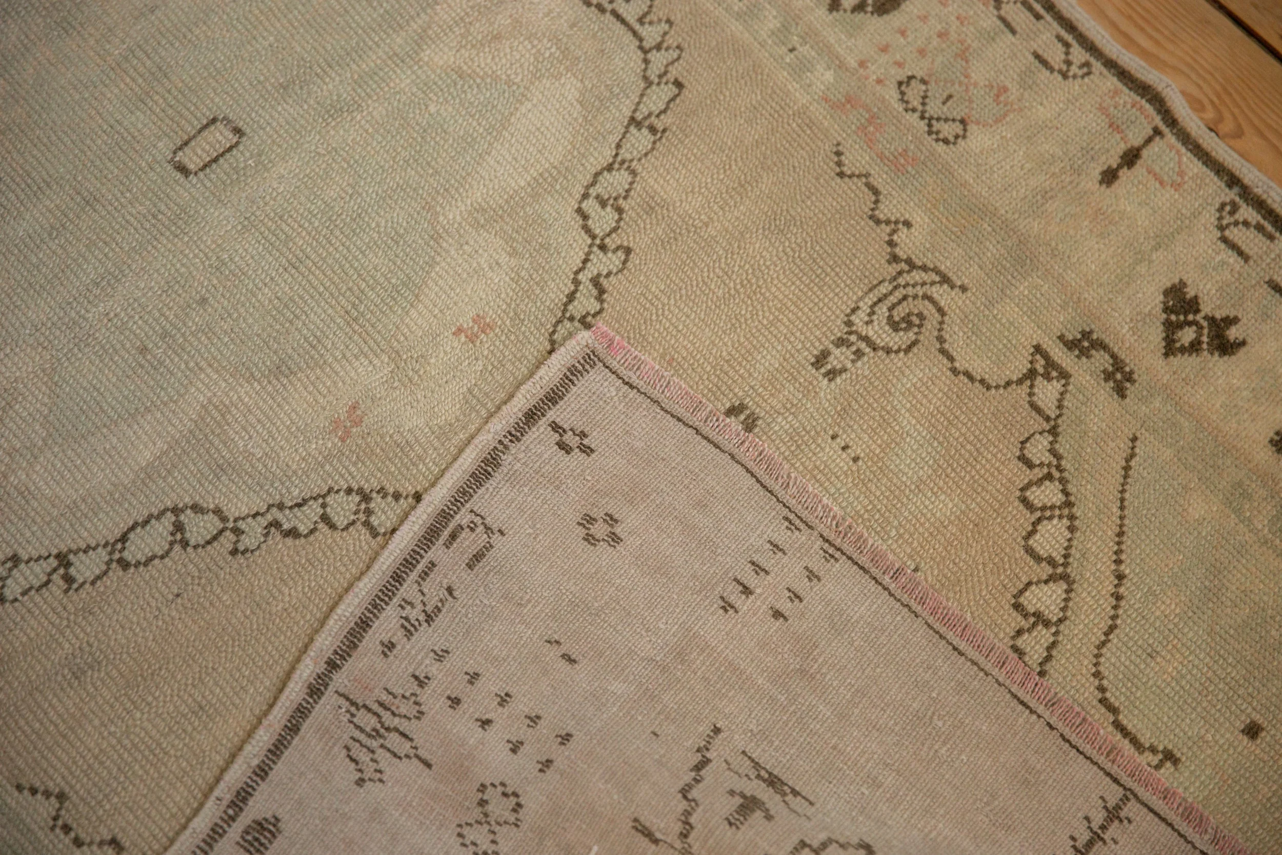 3x6 Vintage Distressed Oushak Rug Runner - Image 9