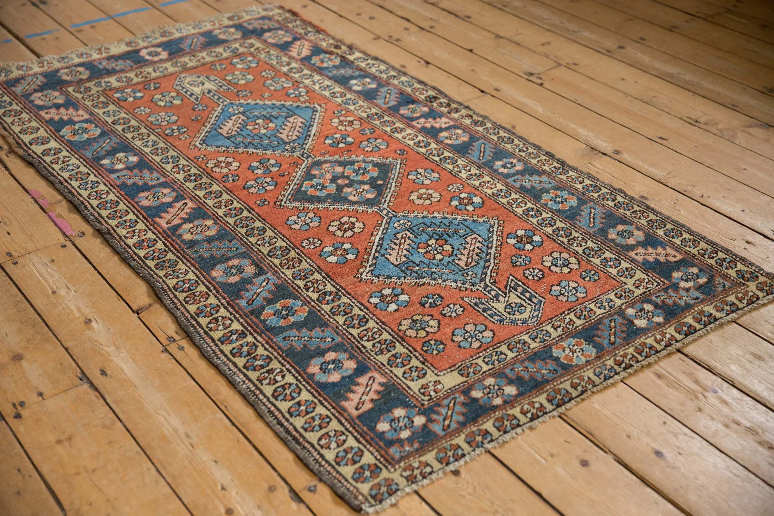 3x6 Vintage Heriz Rug Runner - Image 4