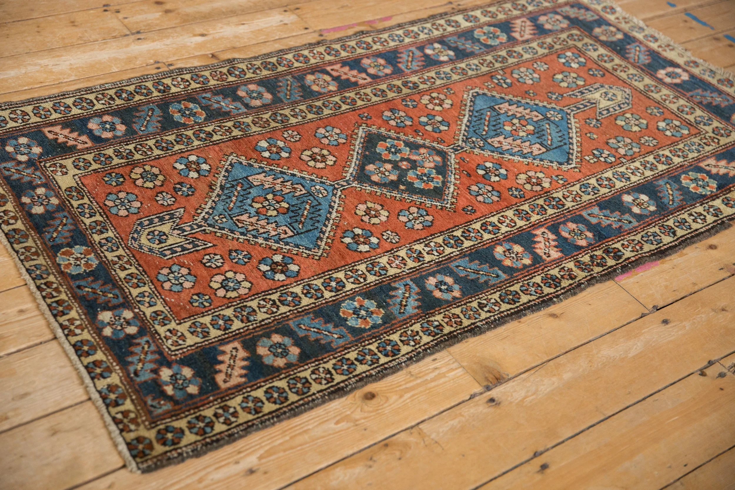 3x6 Vintage Heriz Rug Runner - Image 6