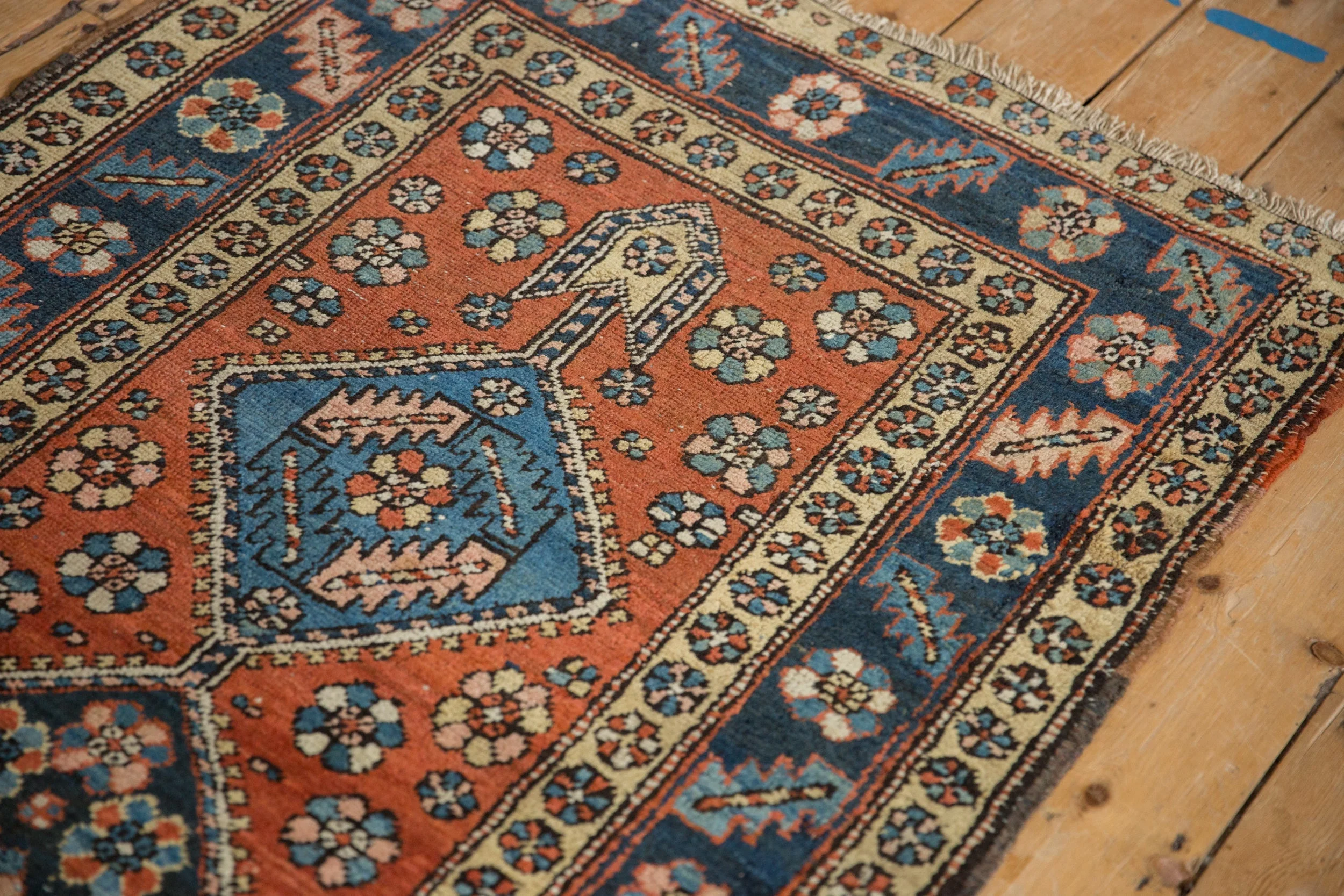 3x6 Vintage Heriz Rug Runner - Image 7