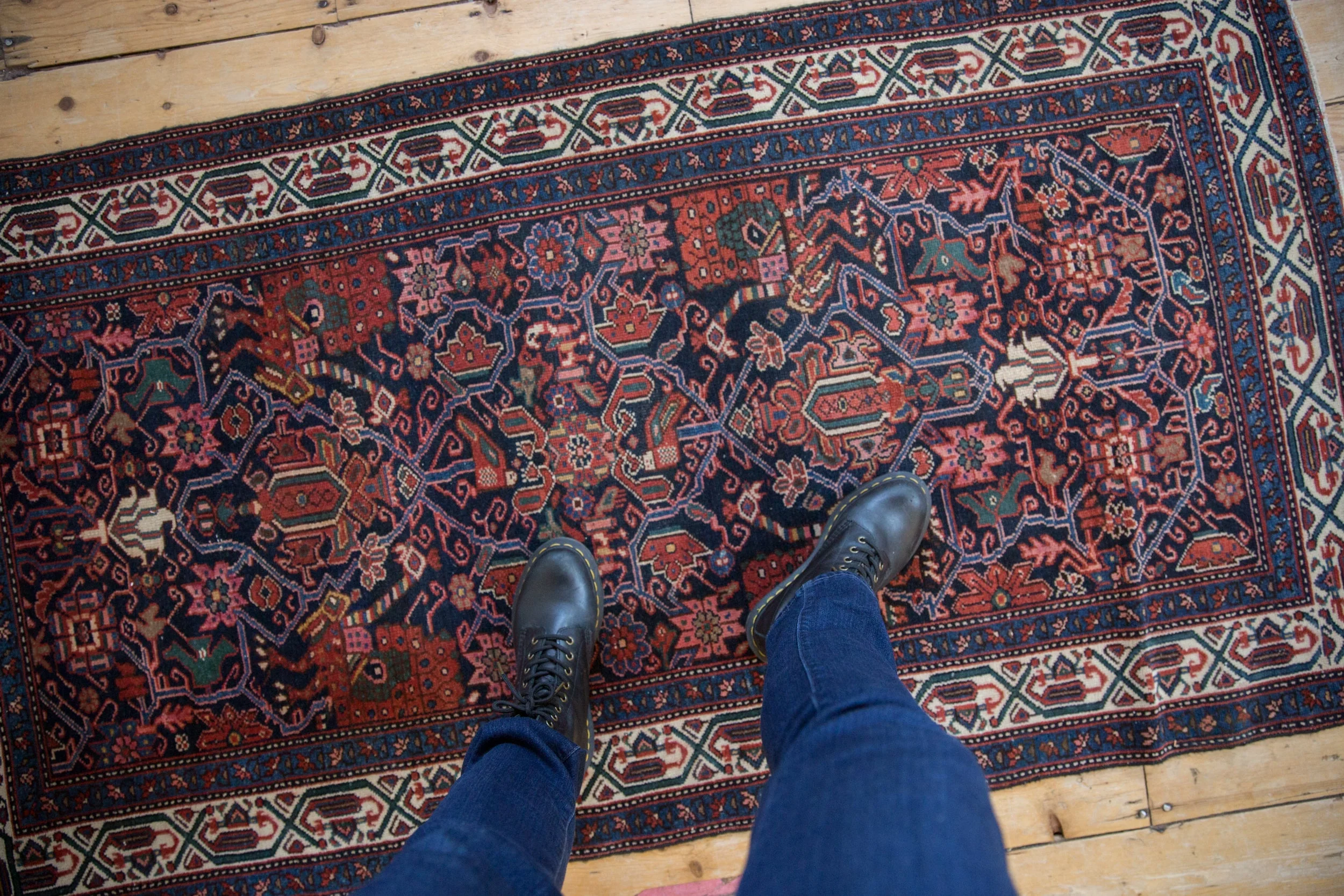 3x6 Vintage Malayer Rug Runner - Image 2