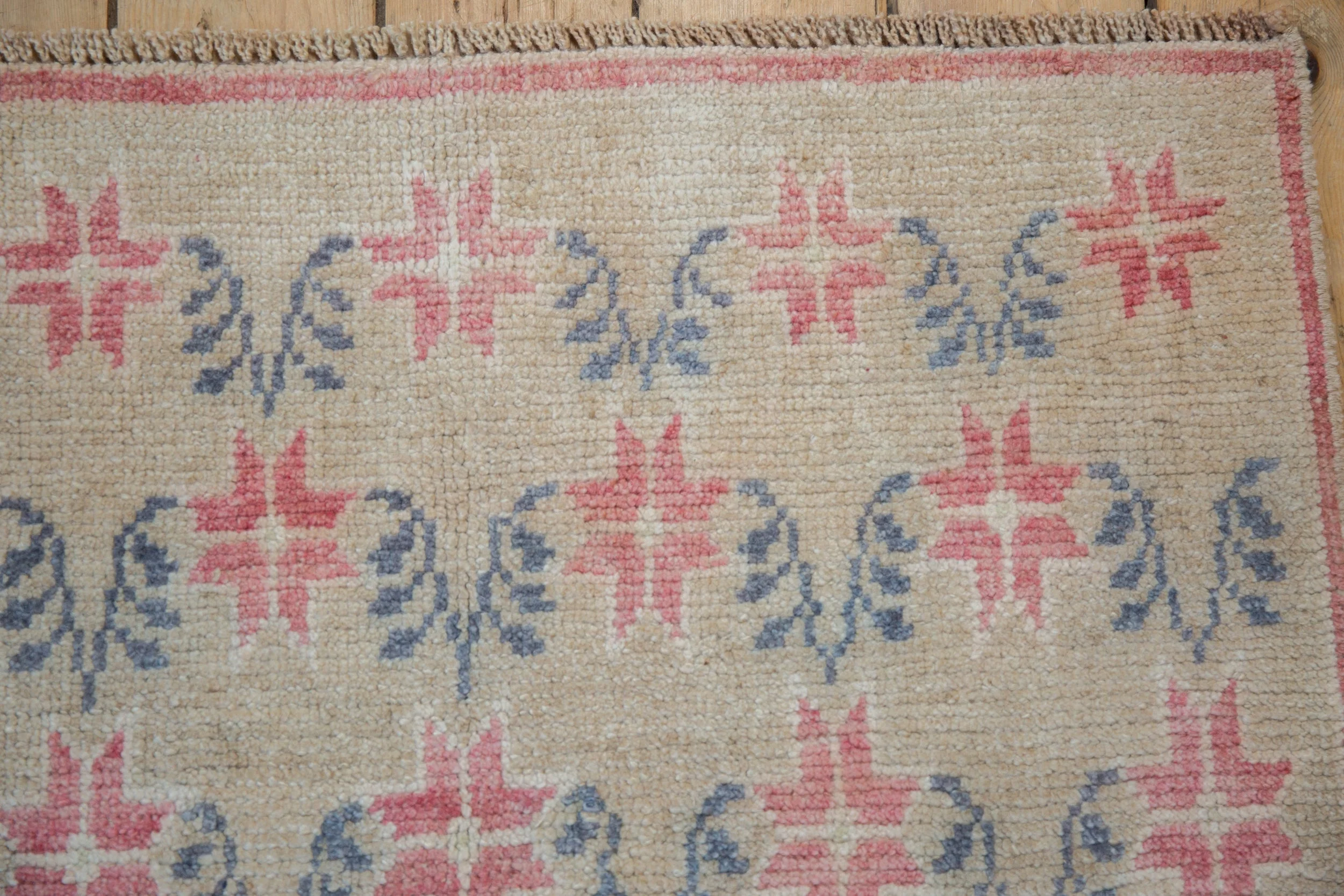 3x7.5 Vintage Distressed Oushak Rug Runner - Image 3