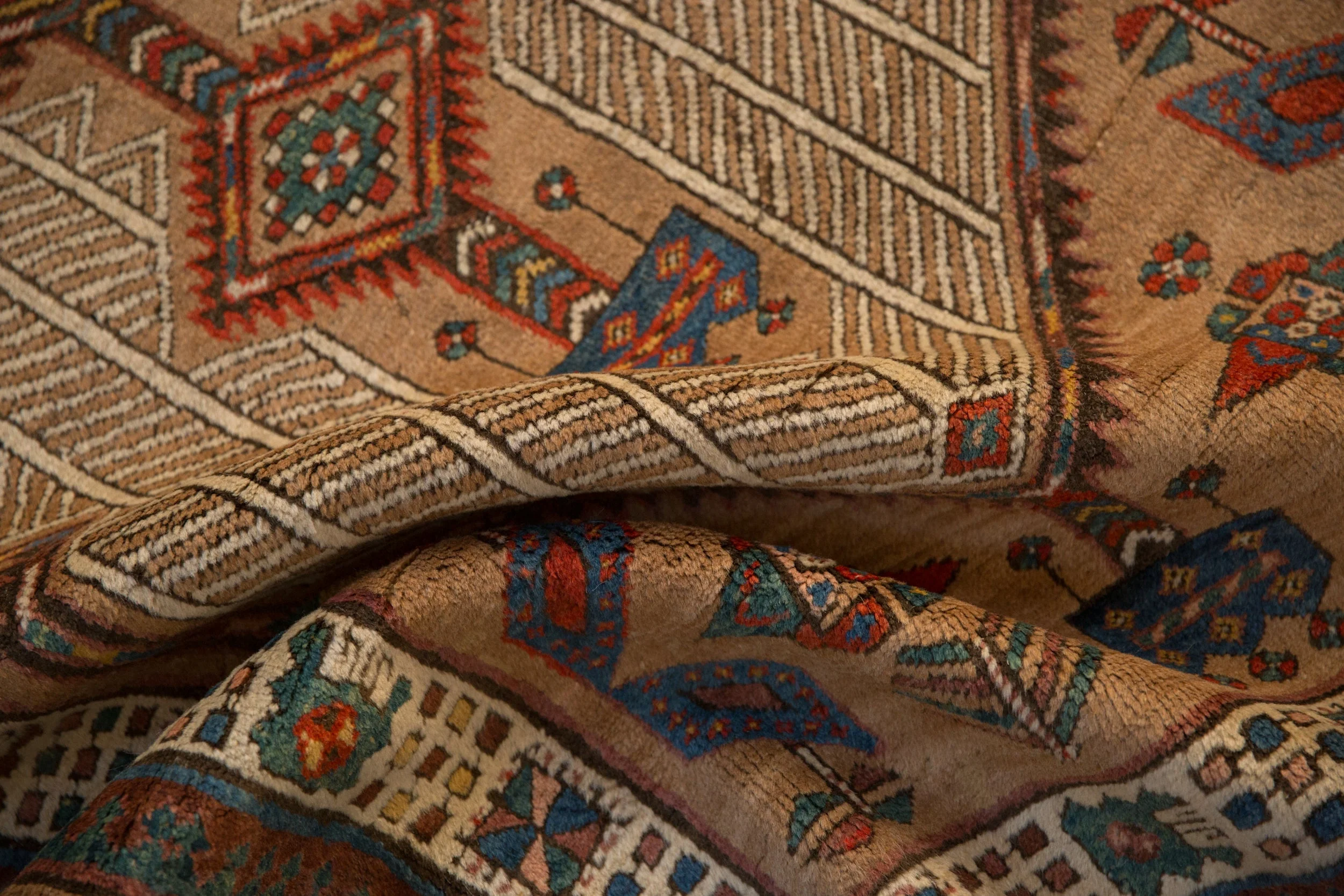 3x7.5 Vintage Serab Rug Runner - Image 9