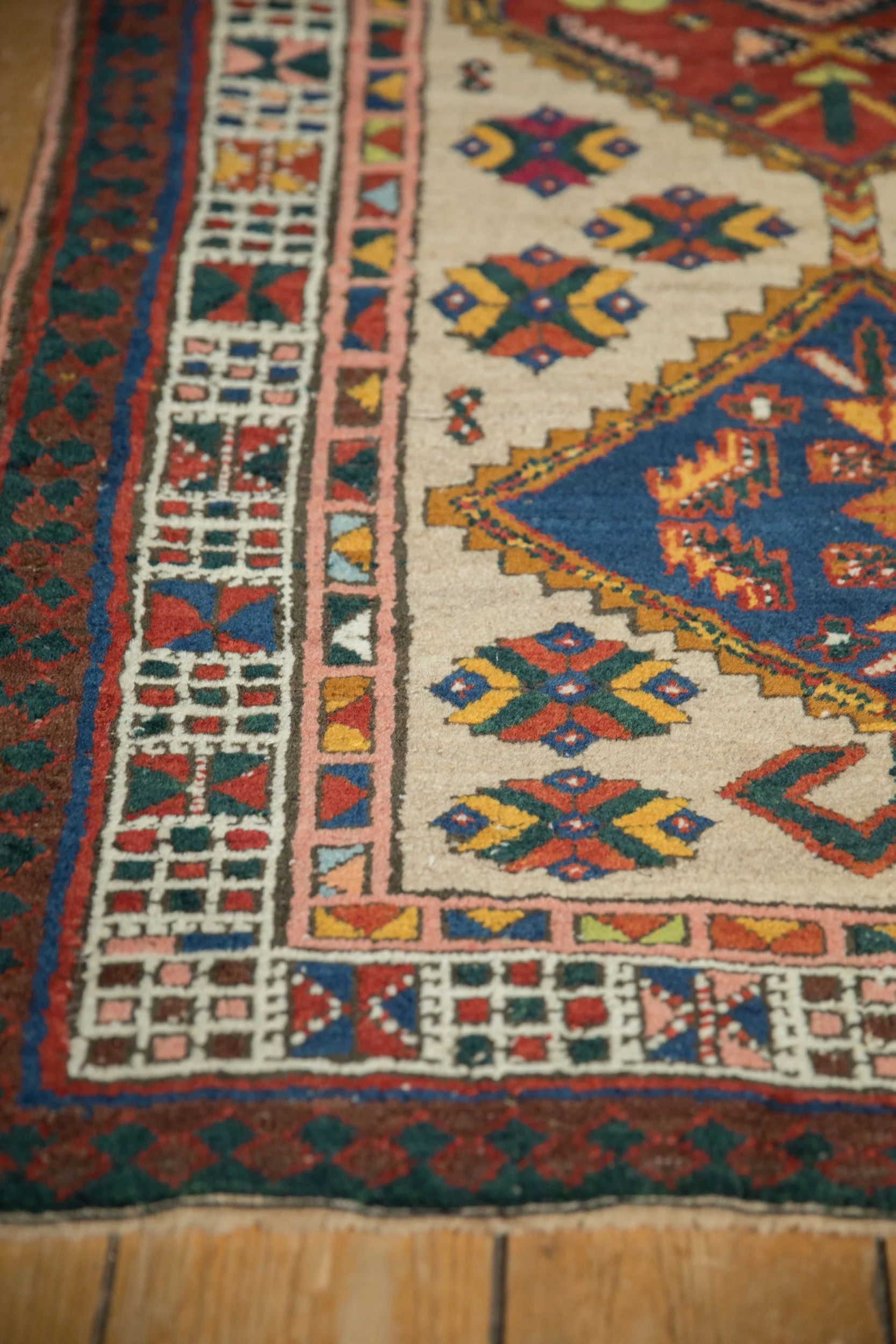 3x7.5 Vintage Serab Rug Runner - Image 5