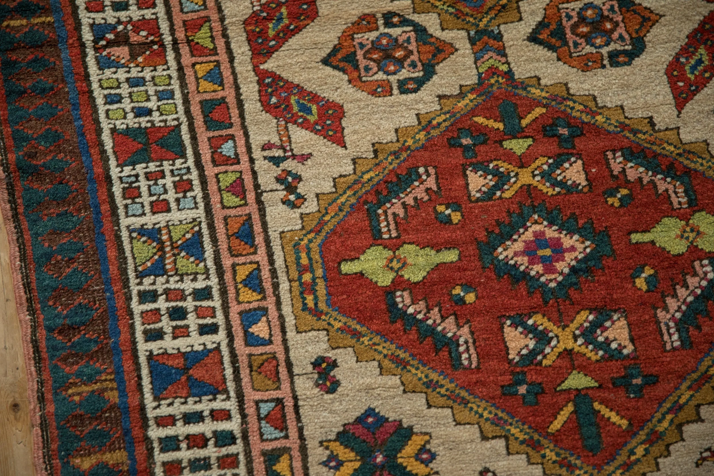 3x7.5 Vintage Serab Rug Runner - Image 8