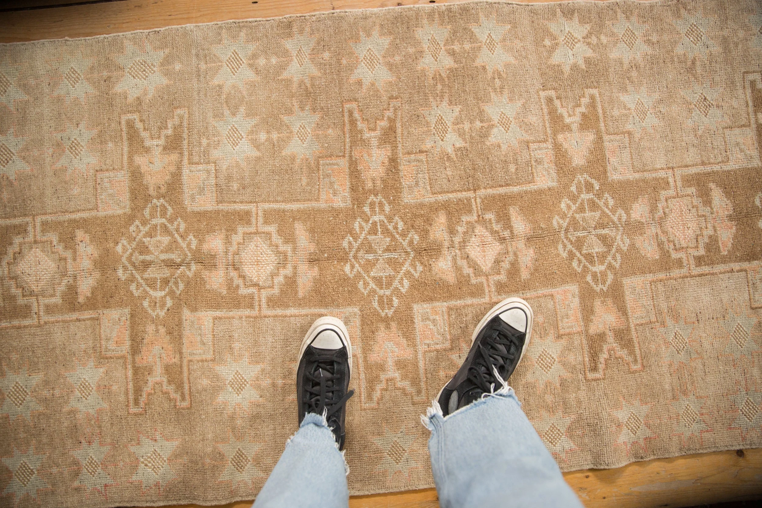 3x7 Vintage Distressed Kars Rug Runner - Image 2