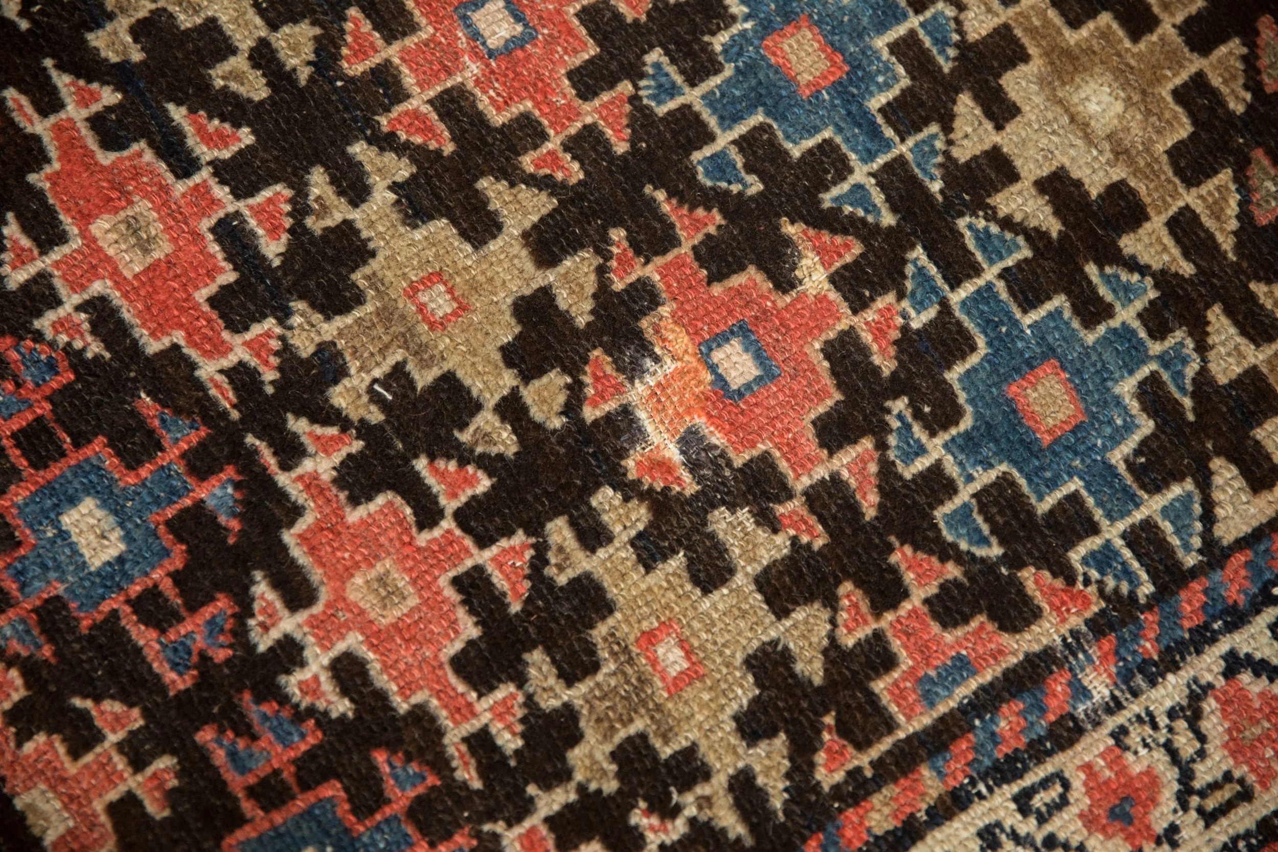 3x8.5 Antique Fragment Kurdish Malayer Rug Runner - Image 13