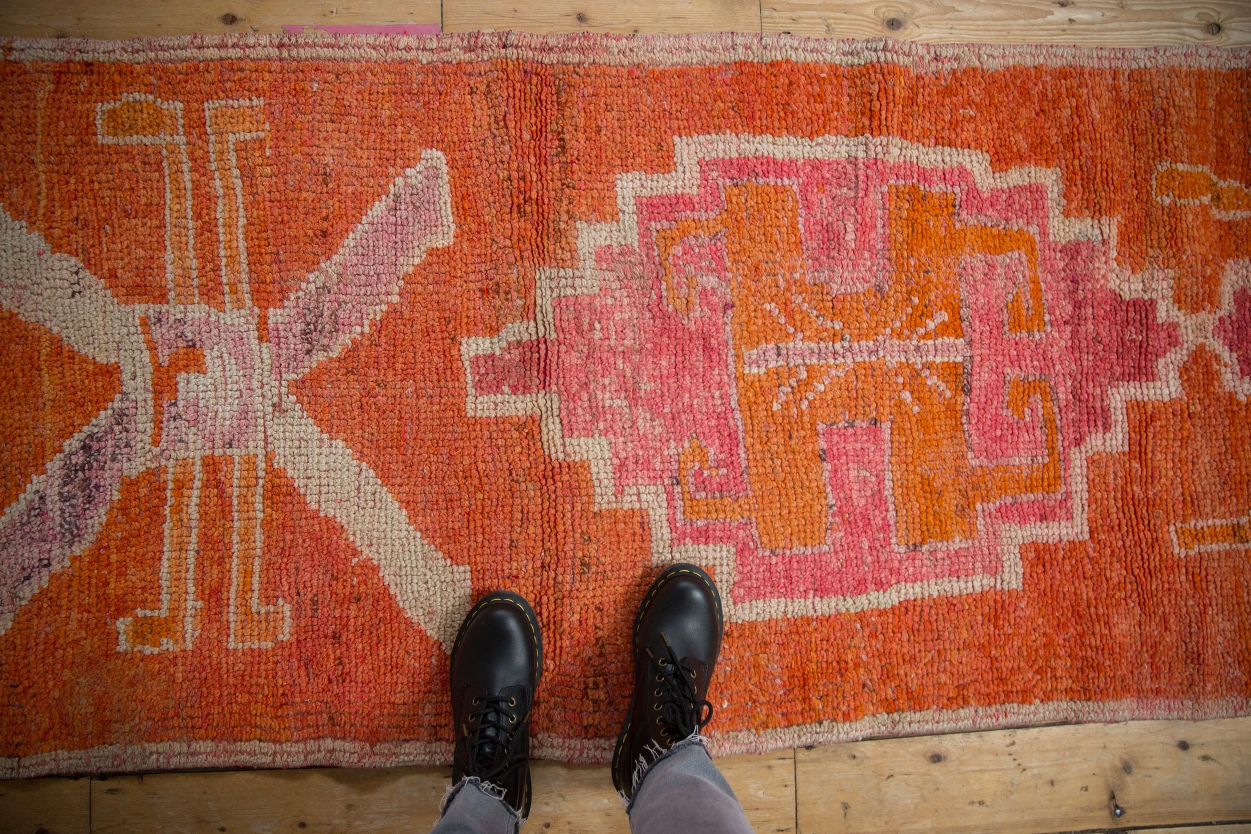 3x9.5 Vintage Distressed Kurd Rug Runner - Image 2