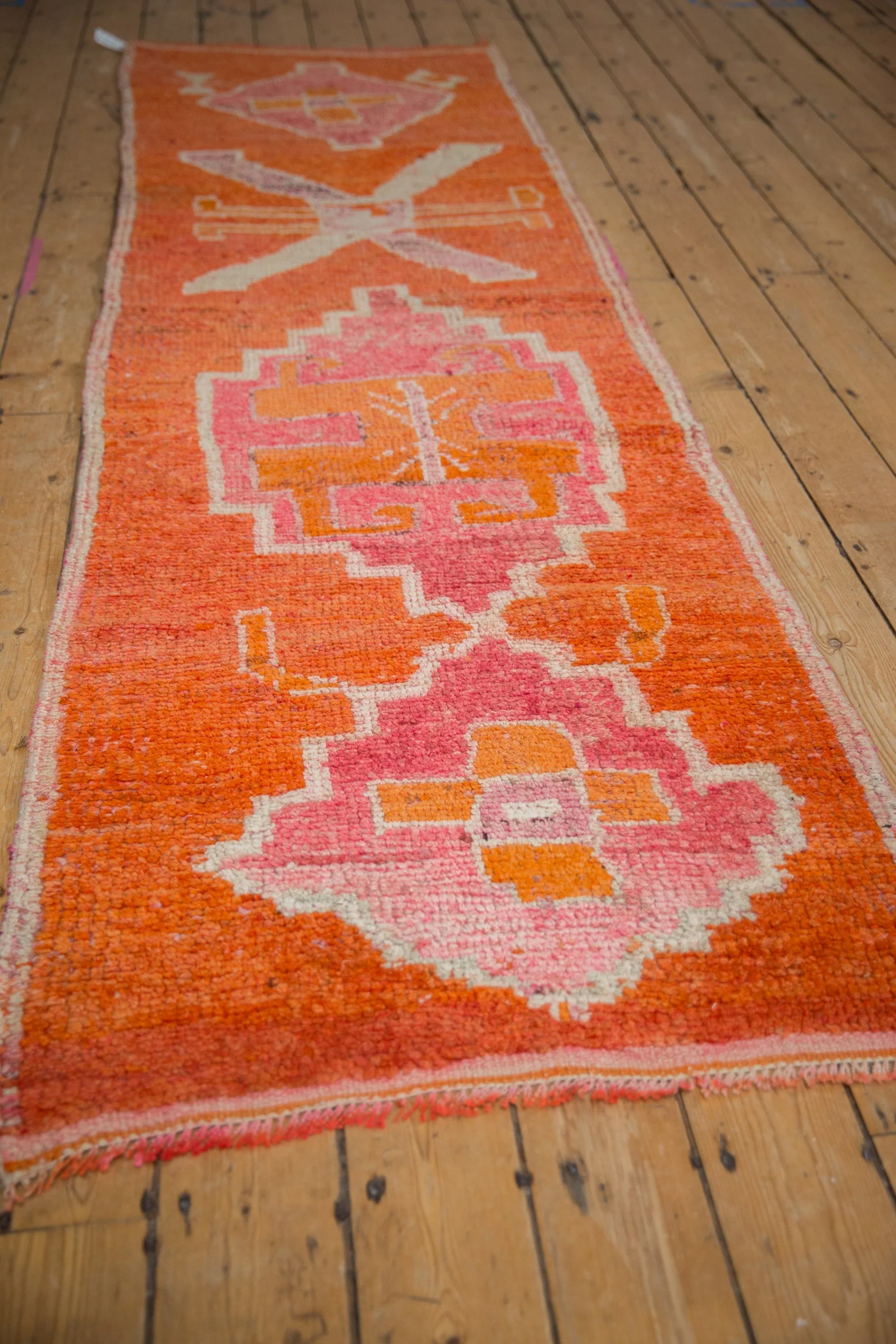3x9.5 Vintage Distressed Kurd Rug Runner - Image 3