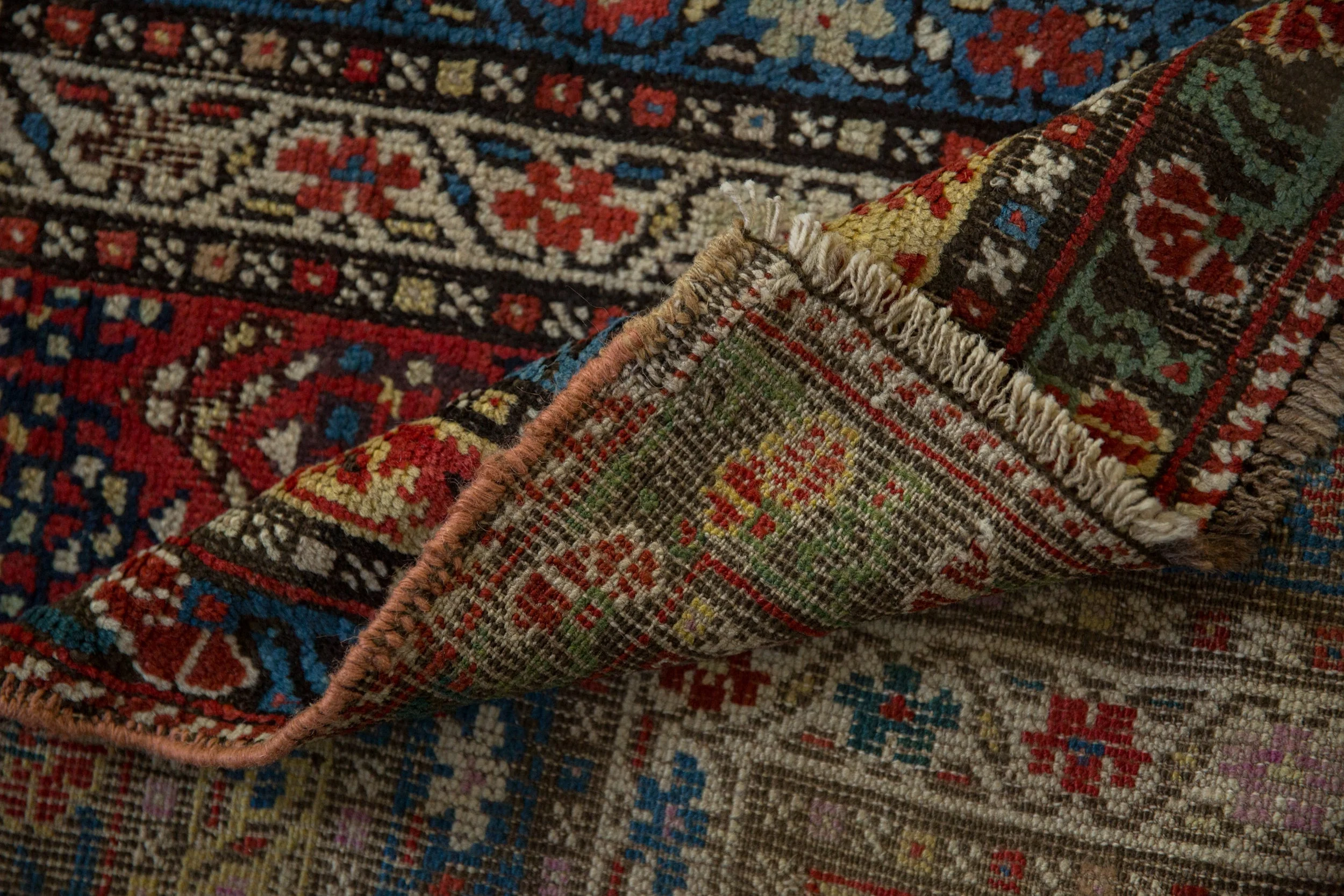 3x9 Antique Karabagh Rug Runner - Image 10