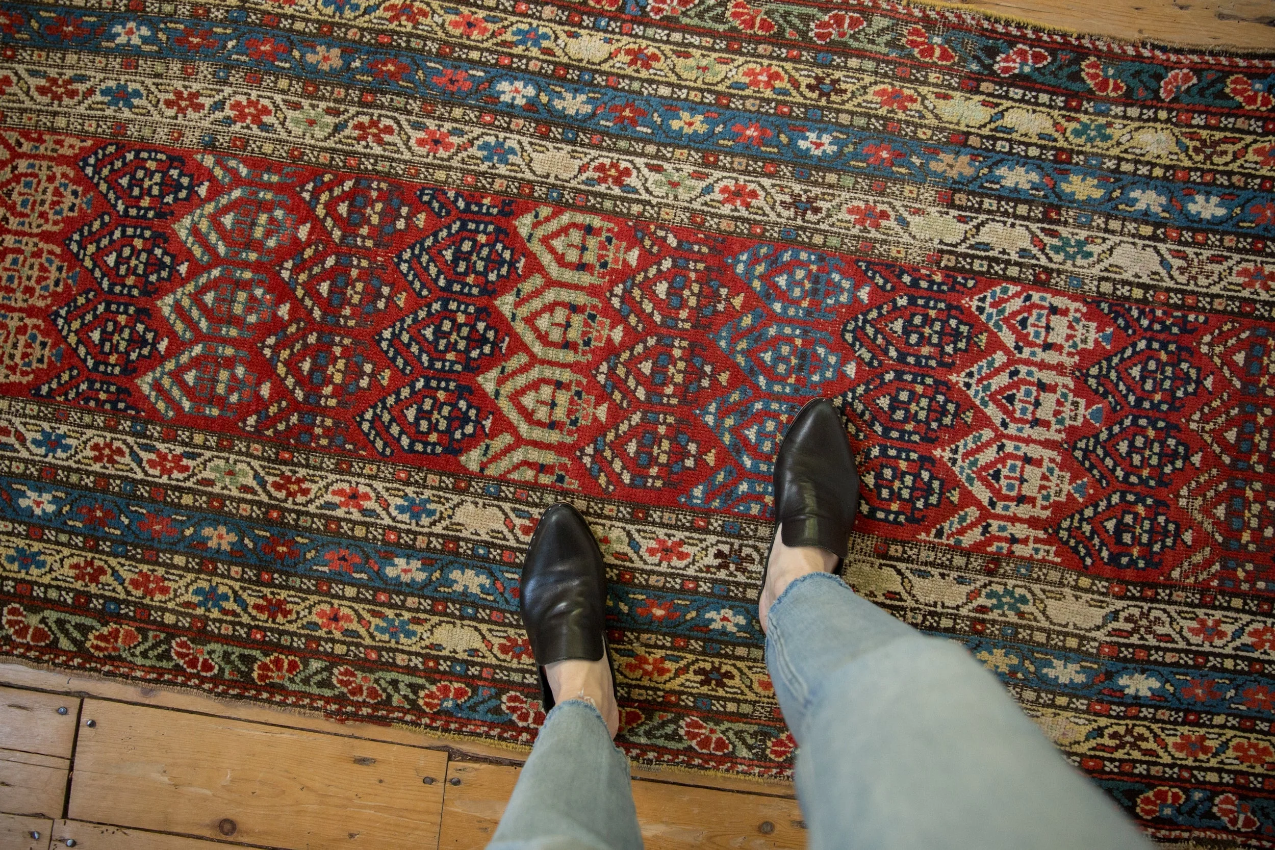 3x9 Antique Karabagh Rug Runner - Image 2