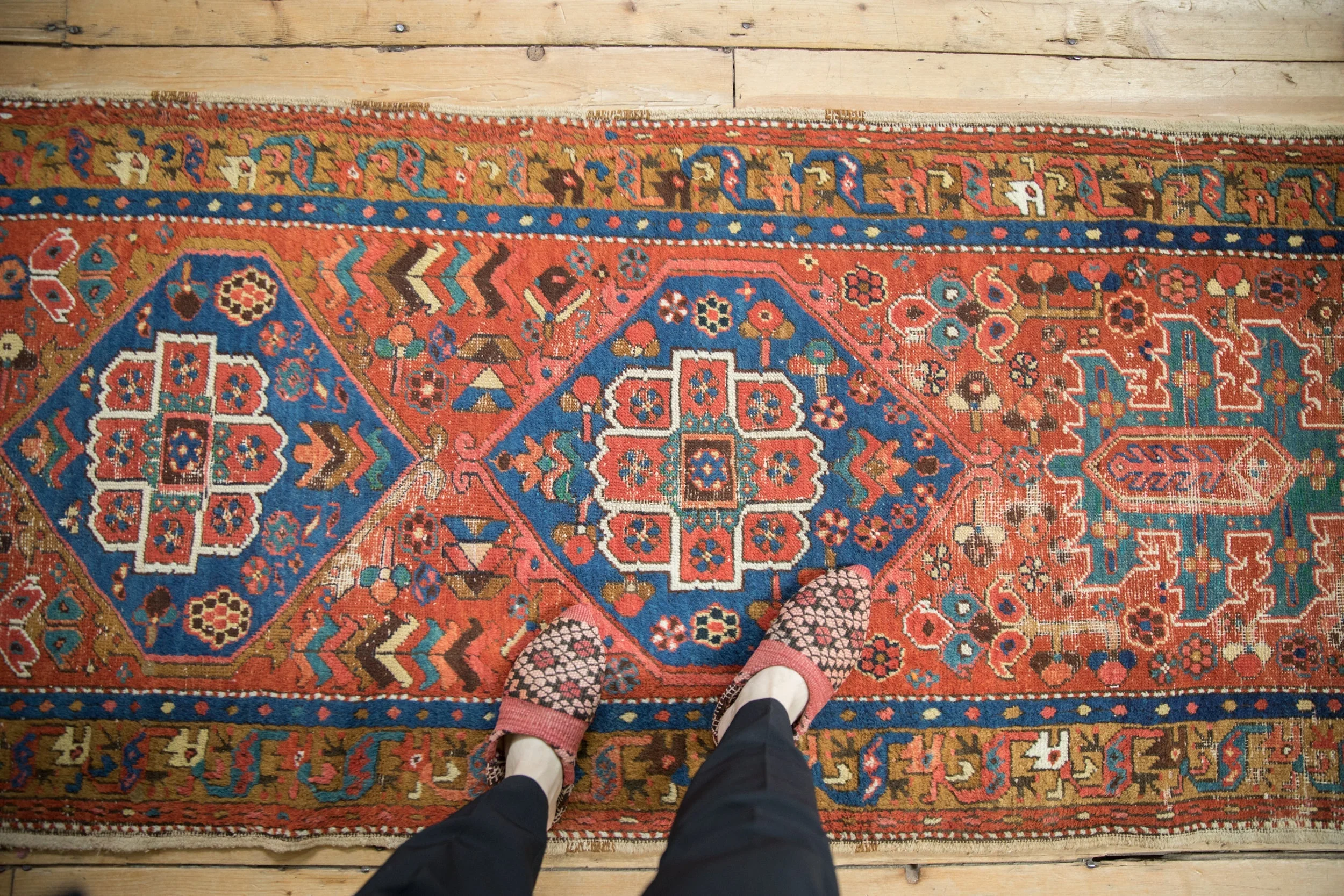 3x9 Antique Northwest Persian Rug Runner - Image 2