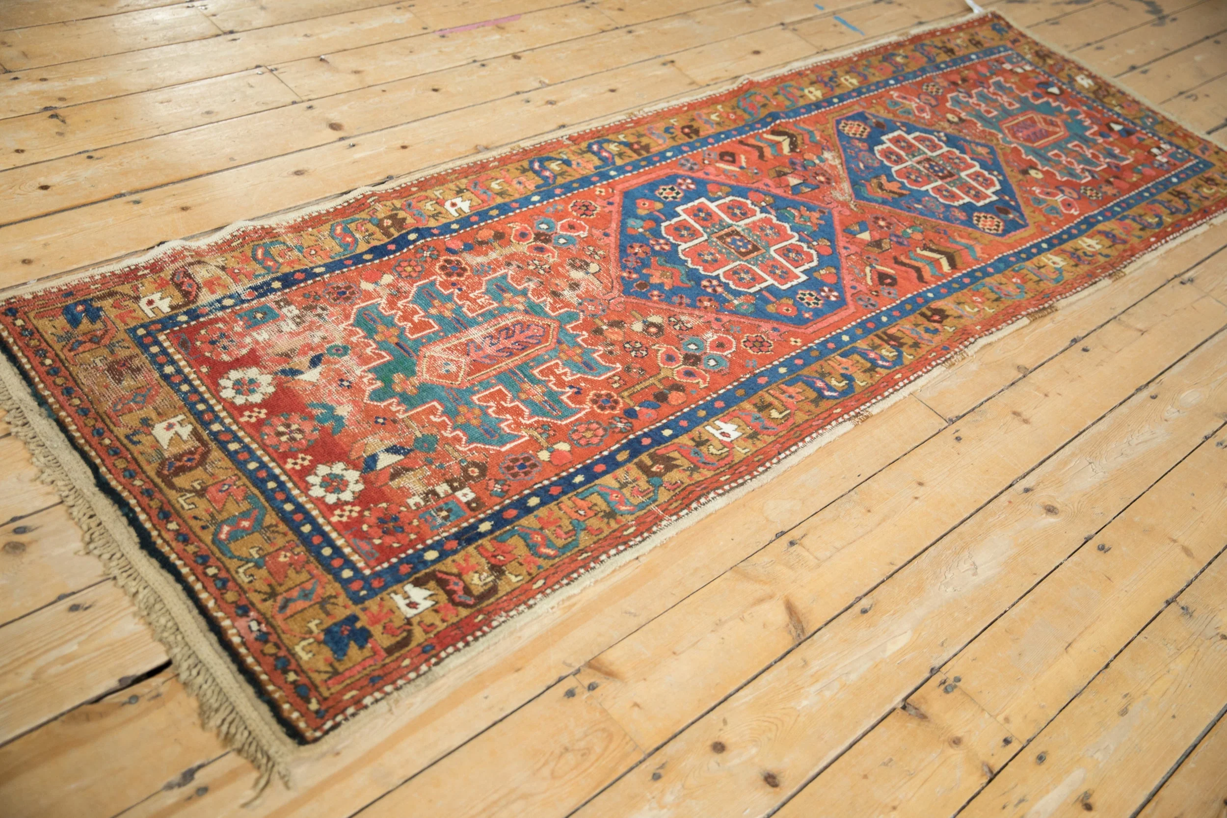 3x9 Antique Northwest Persian Rug Runner - Image 7