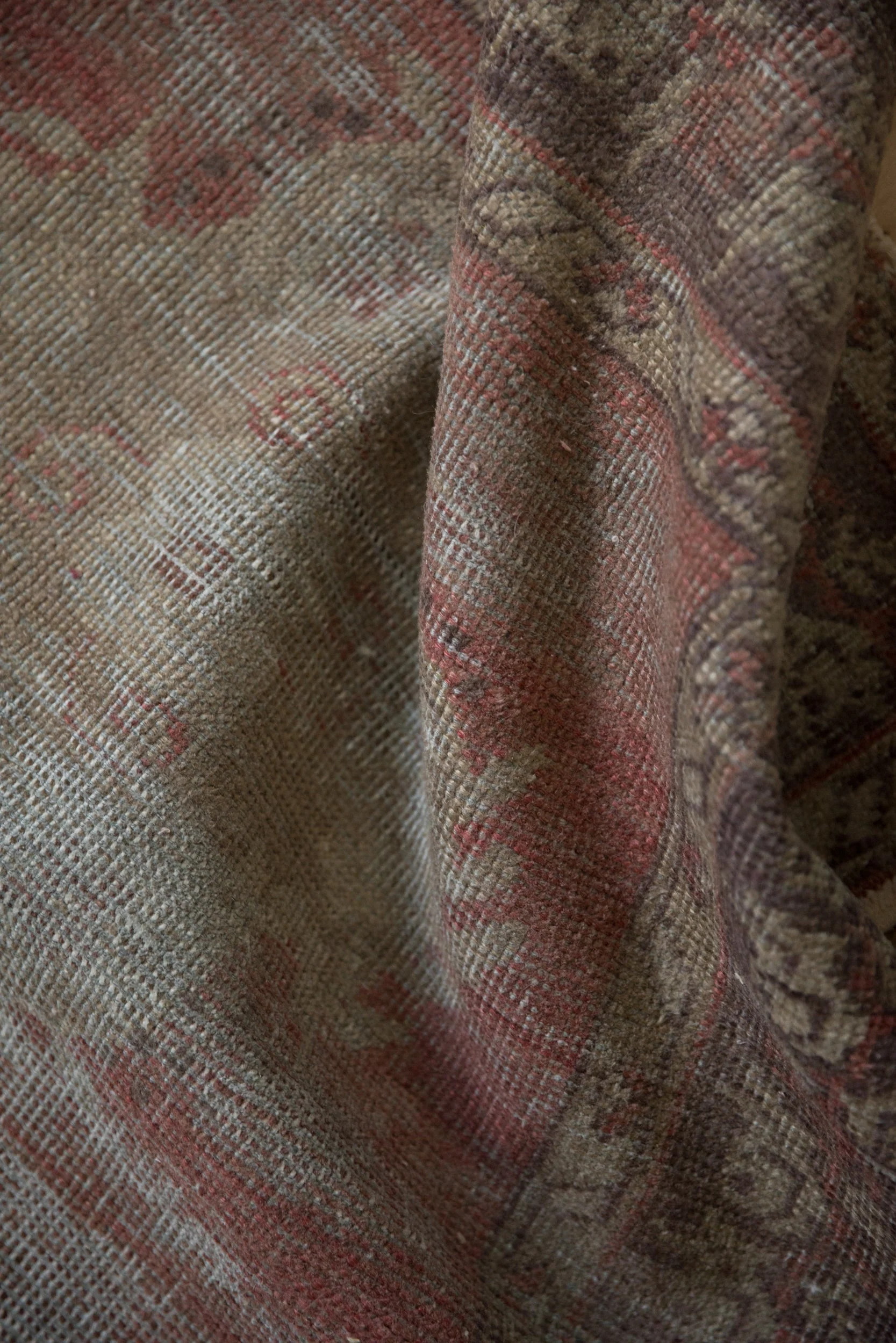 3x9 Vintage Distressed Oushak Rug Runner - Image 6