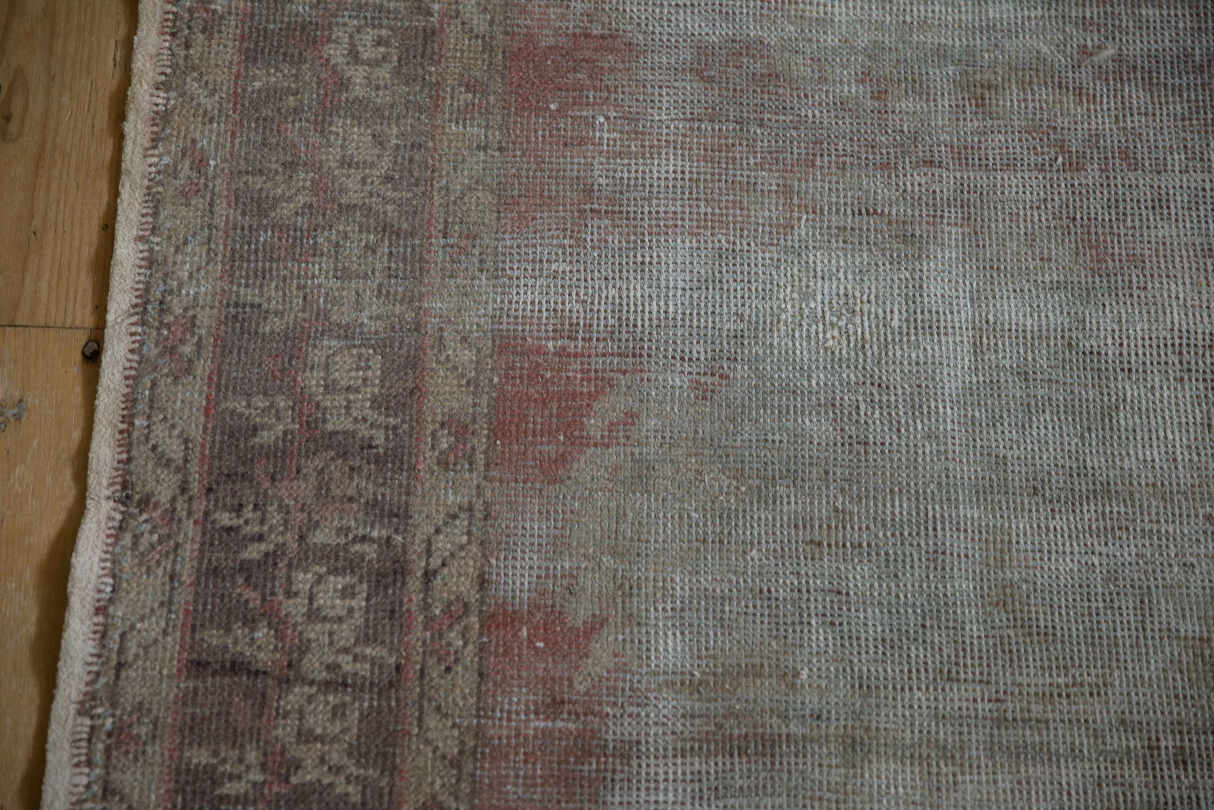 3x9 Vintage Distressed Oushak Rug Runner - Image 8