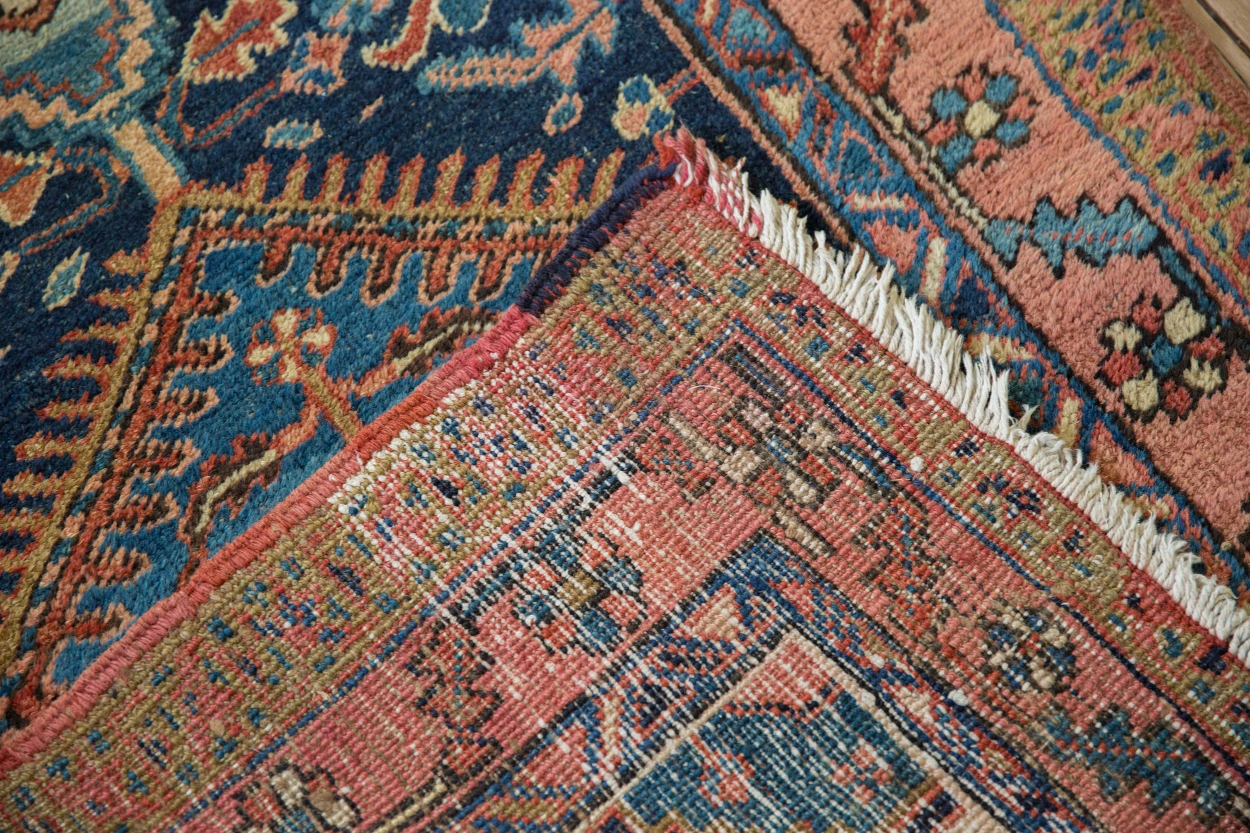 3x9 Vintage Heriz Rug Runner - Image 11