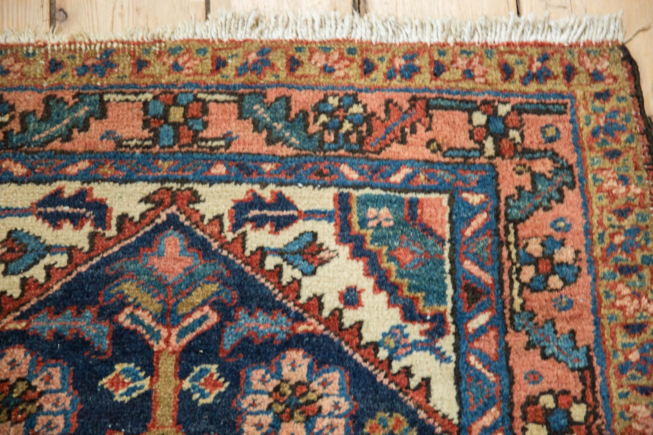 3x9 Vintage Heriz Rug Runner - Image 3