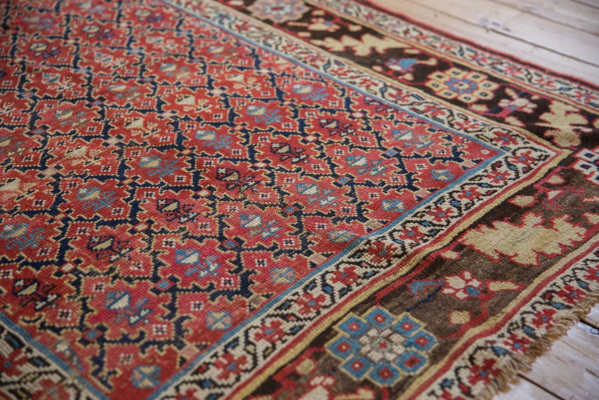 4.5x10.5 Antique Kurdish Rug Runner - Image 6