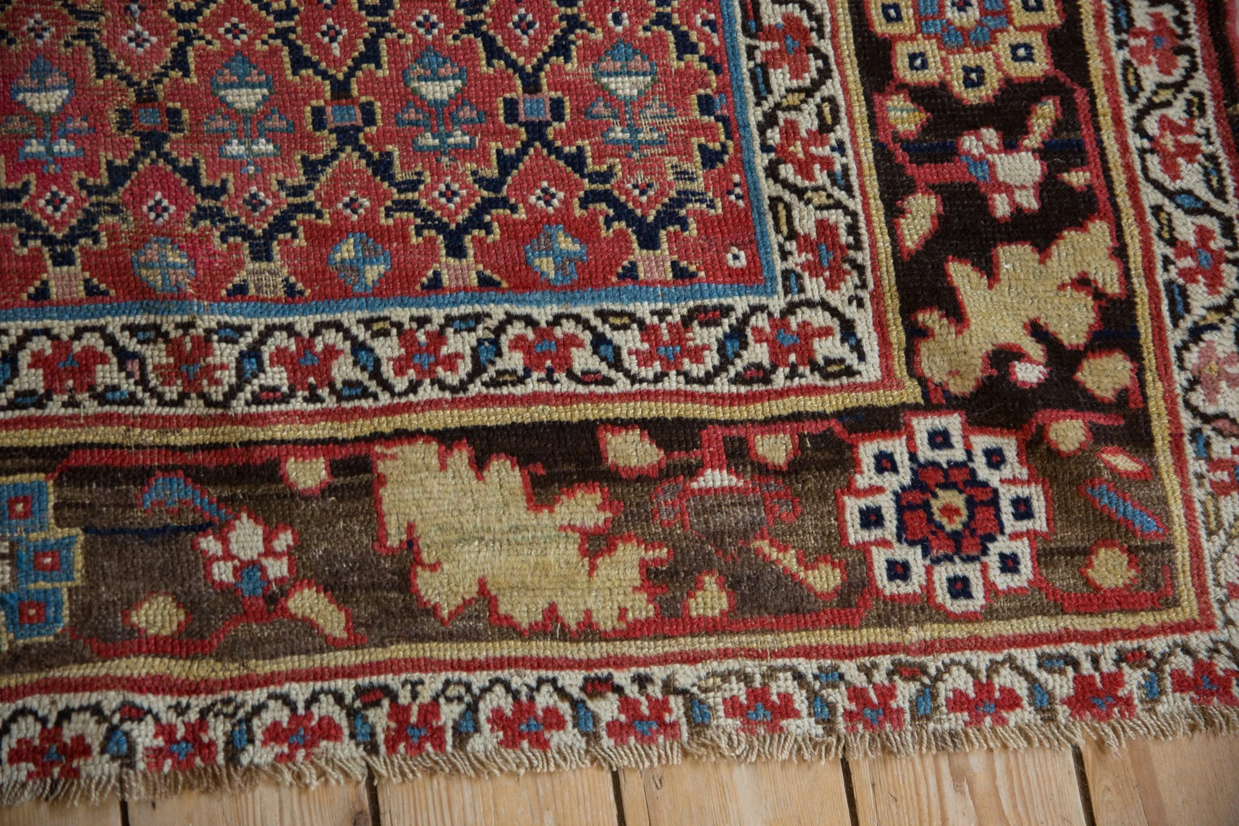 4.5x10.5 Antique Kurdish Rug Runner - Image 7