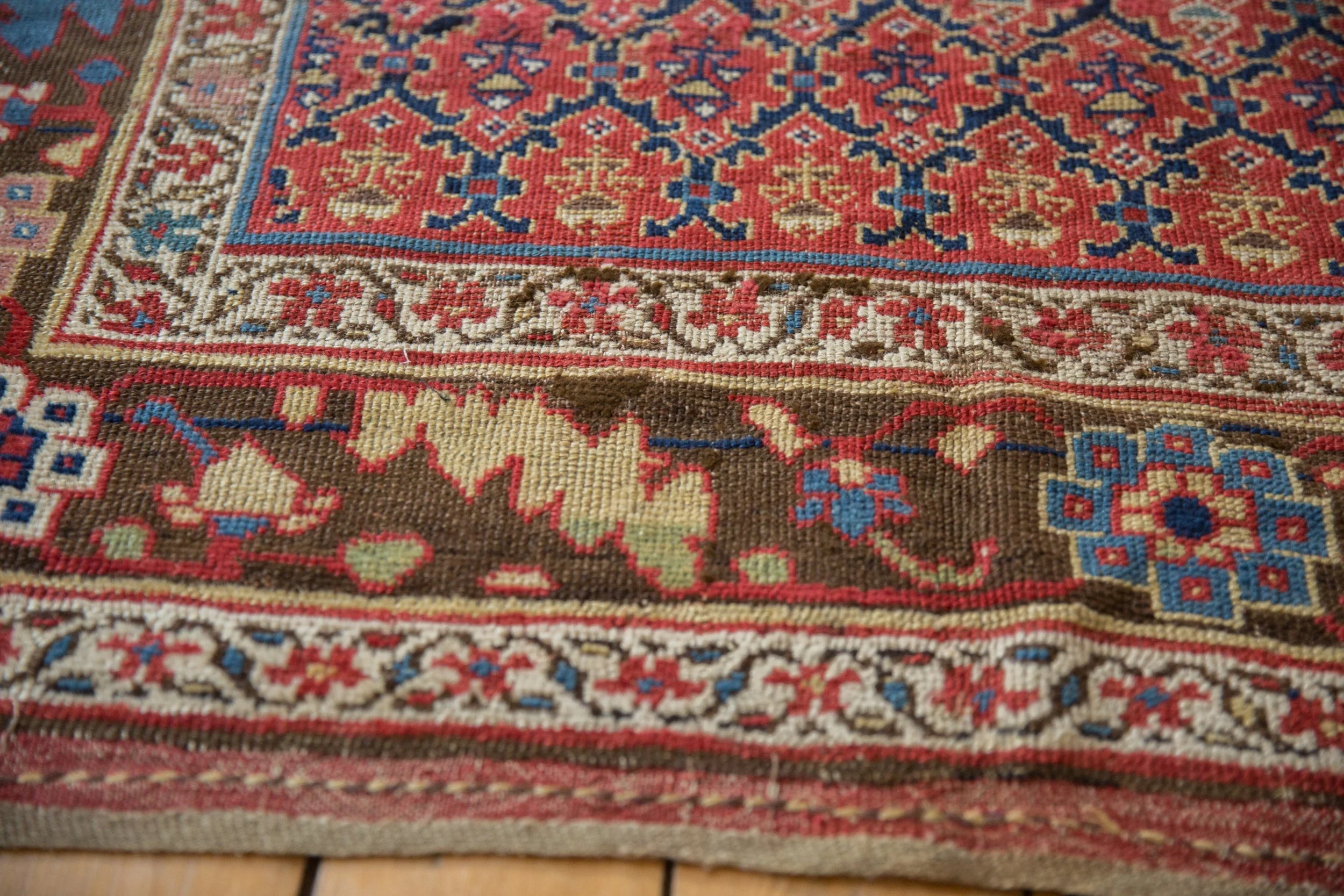 4.5x10.5 Antique Kurdish Rug Runner - Image 9