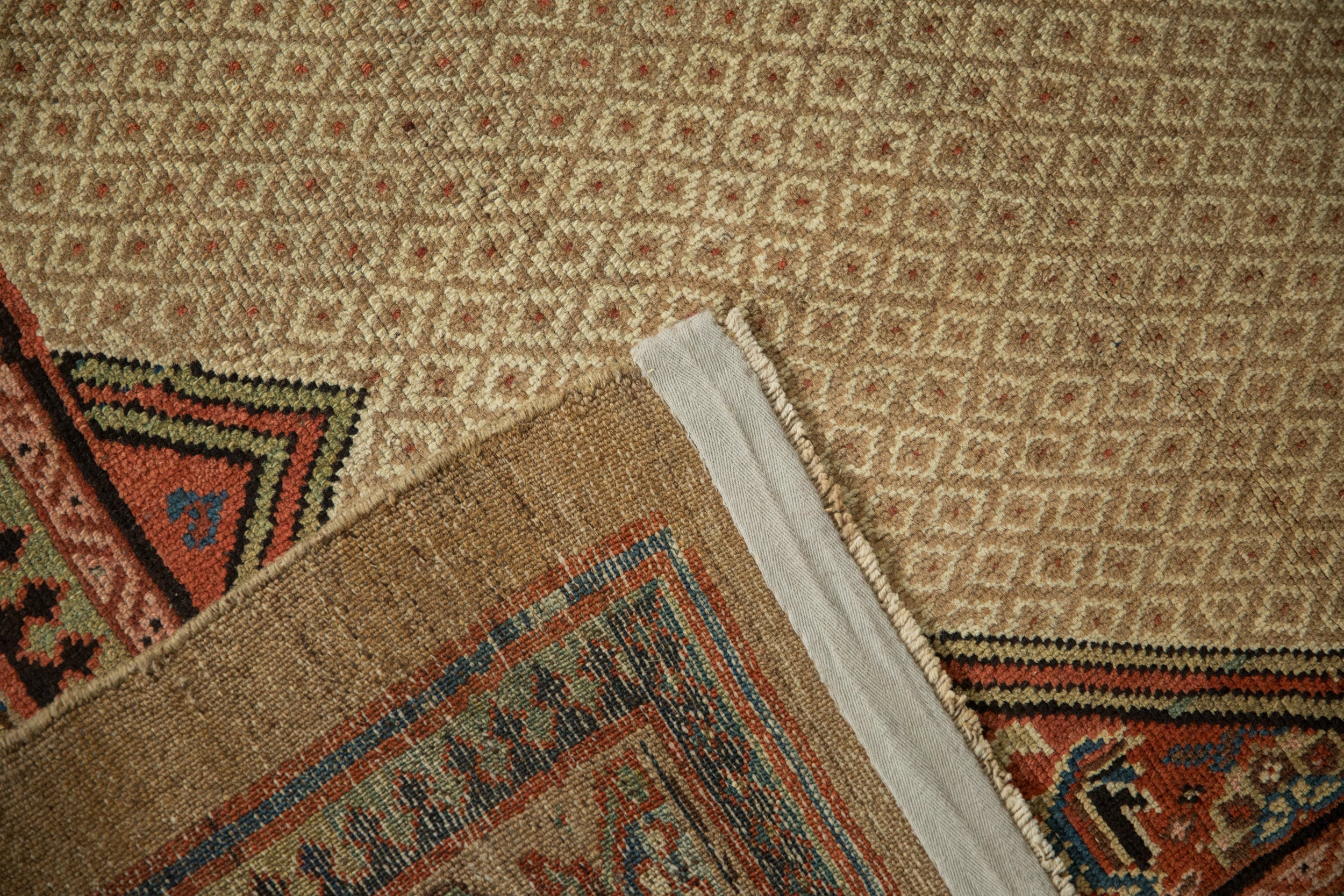 4.5x10 Antique Serab Rug Runner - Image 11