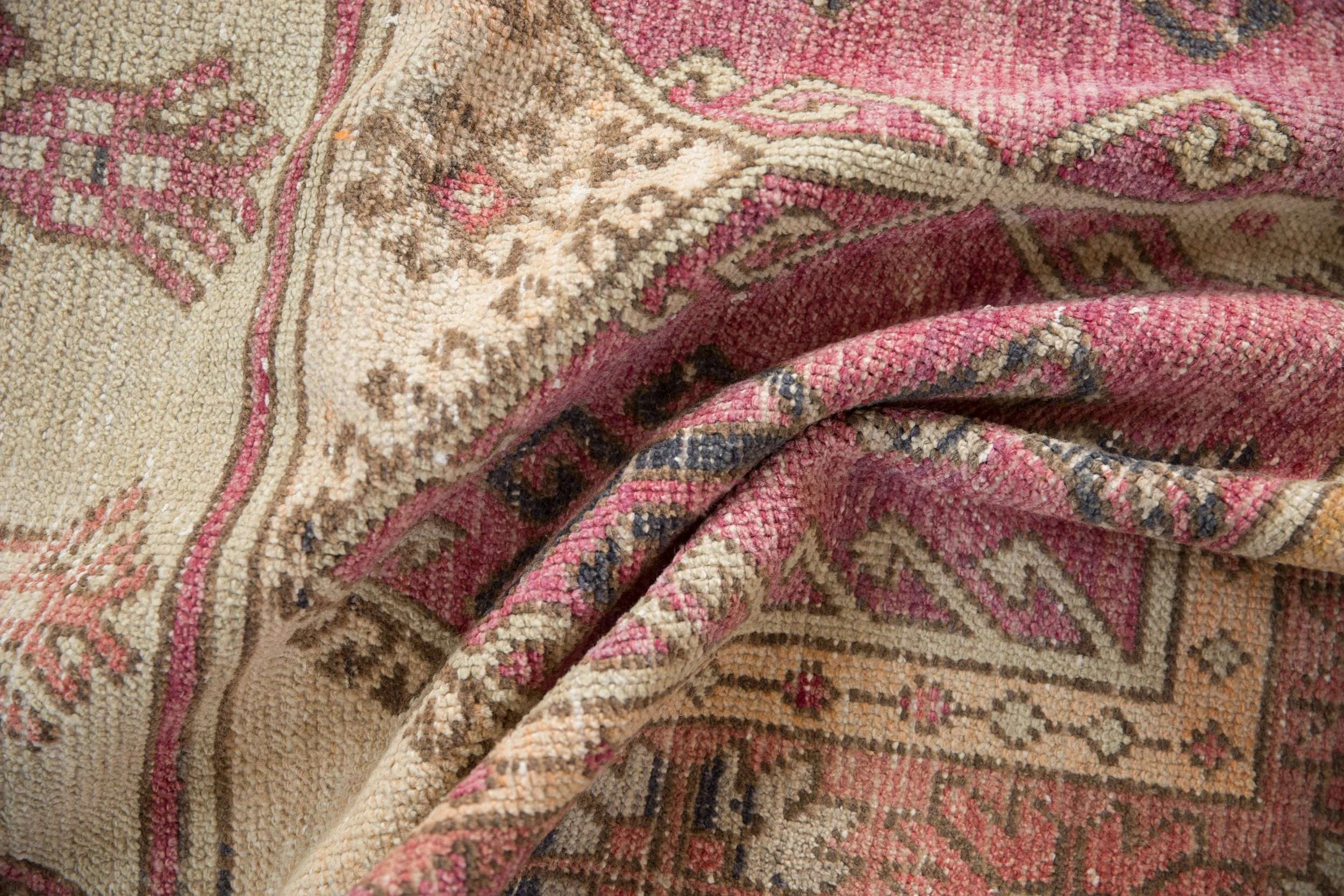 4.5x11.5 Vintage Distressed Oushak Rug Runner - Image 10