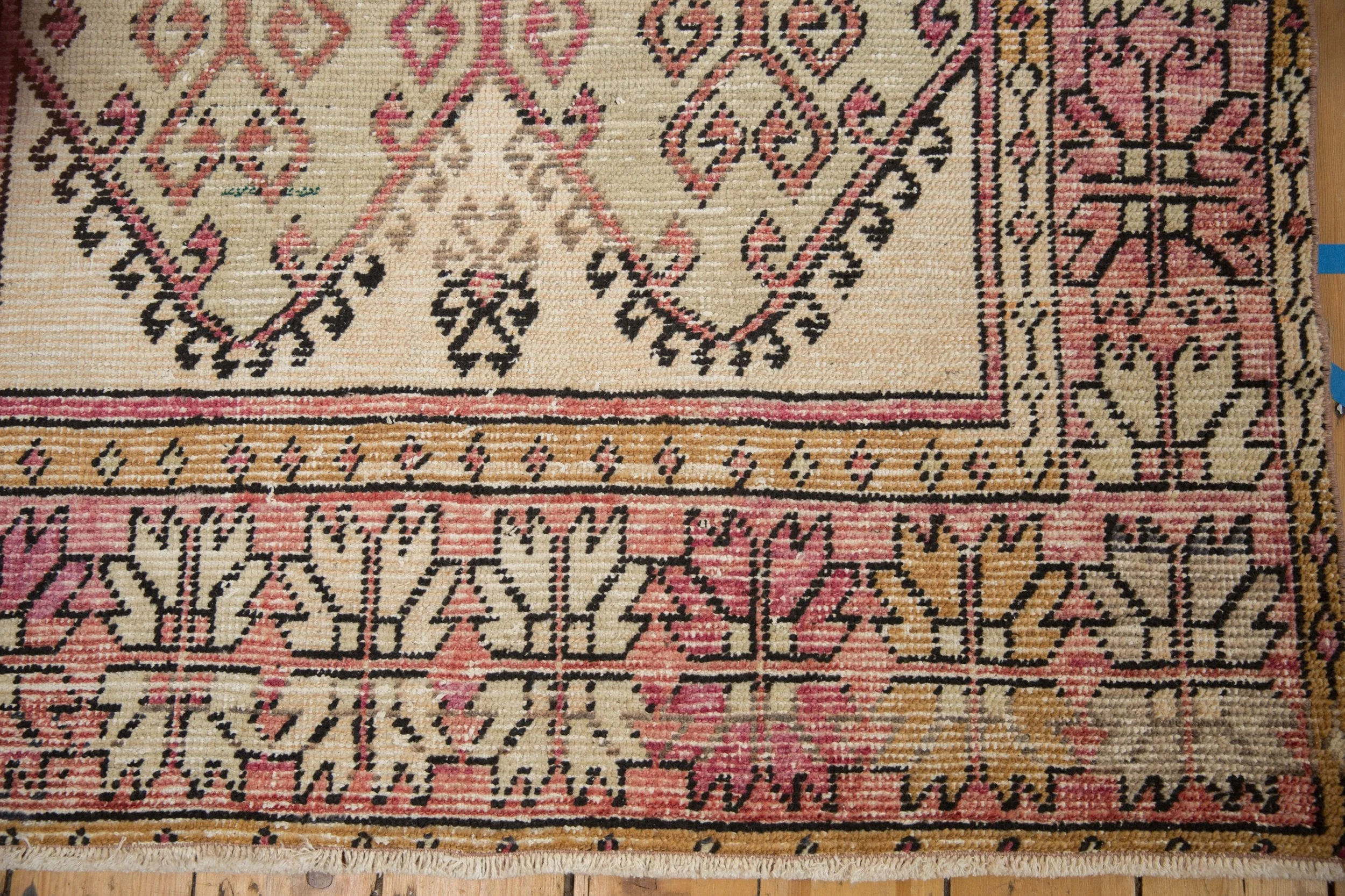 4.5x11.5 Vintage Distressed Oushak Rug Runner - Image 5