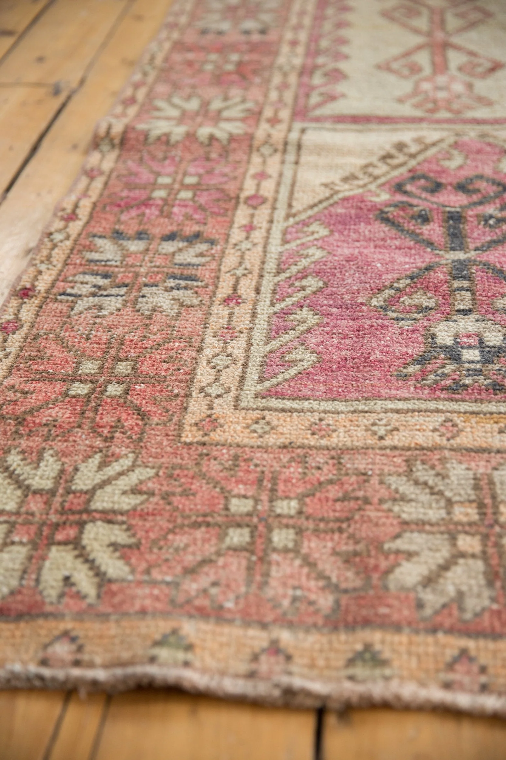 4.5x11.5 Vintage Distressed Oushak Rug Runner - Image 8