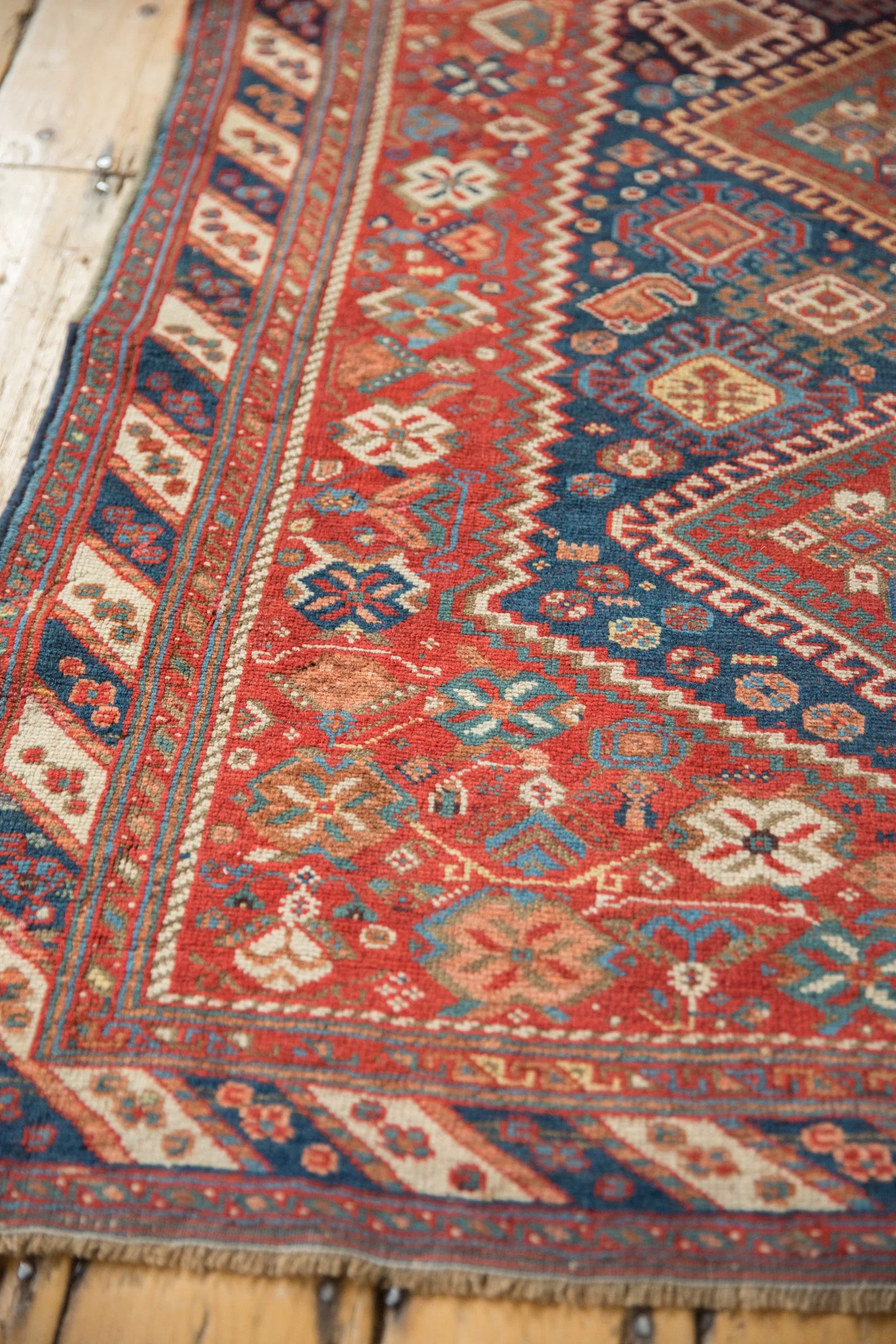 4.5x11 Antique Afshar Rug Runner - Image 6