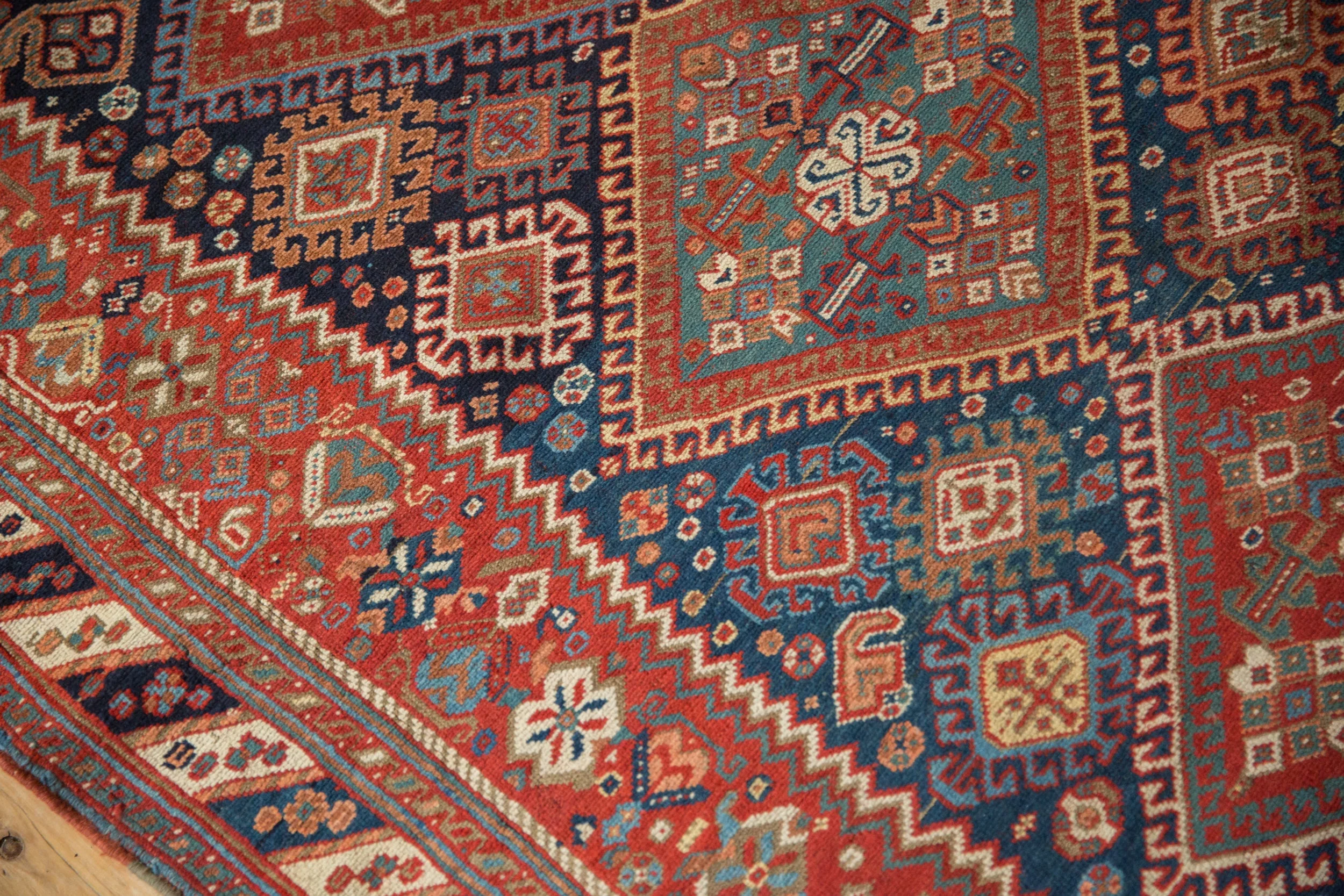4.5x11 Antique Afshar Rug Runner - Image 8