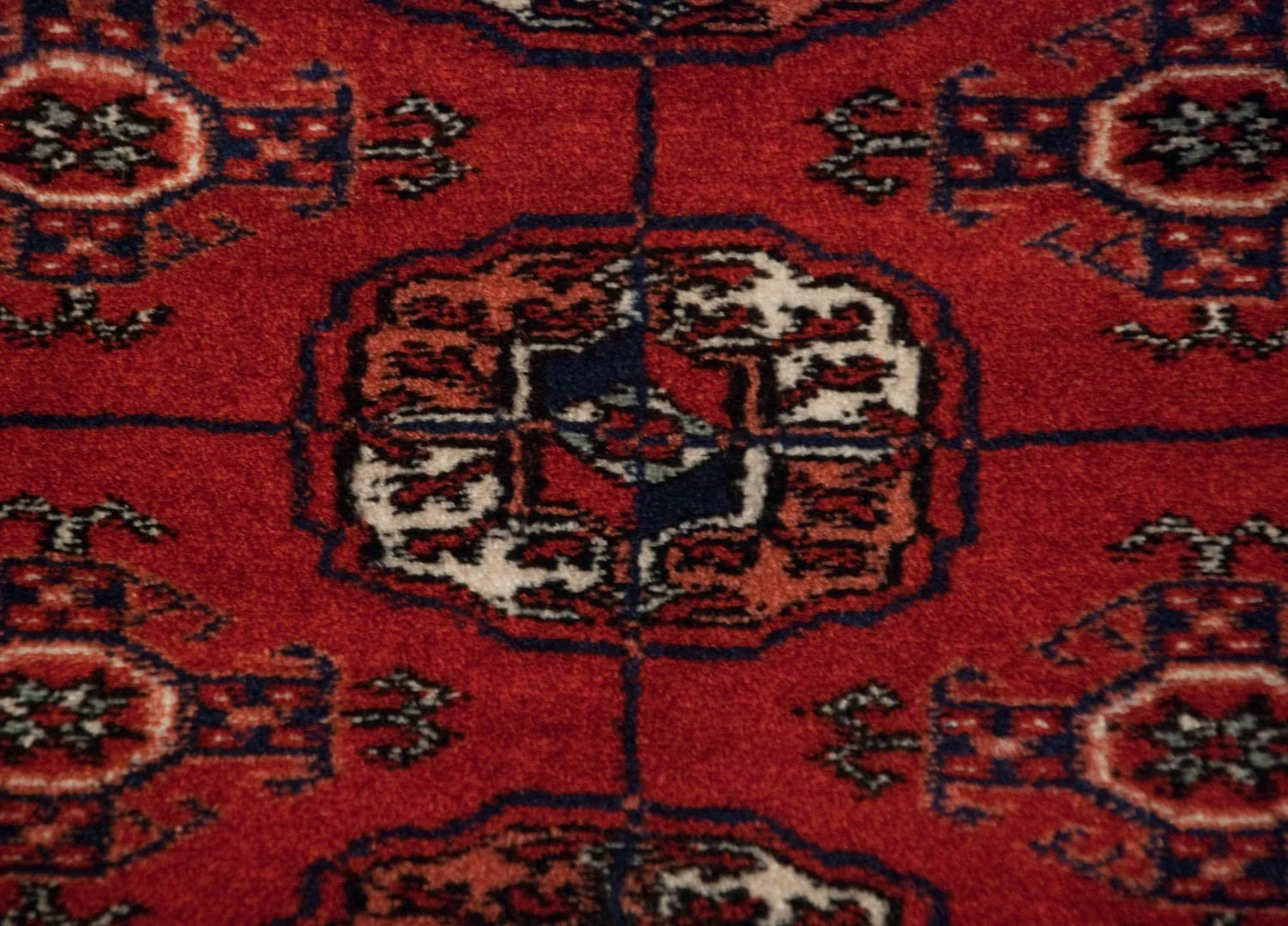 4.5x11 Vintage Fine Bokhara Rug Runner - Image 10